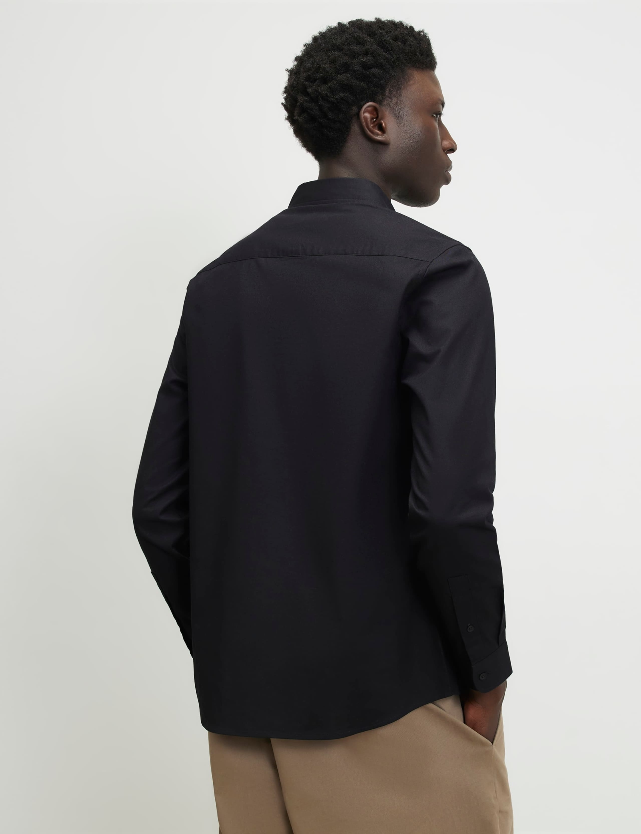 Slim Fit Cotton Rich Oxford Shirt 5 of 6