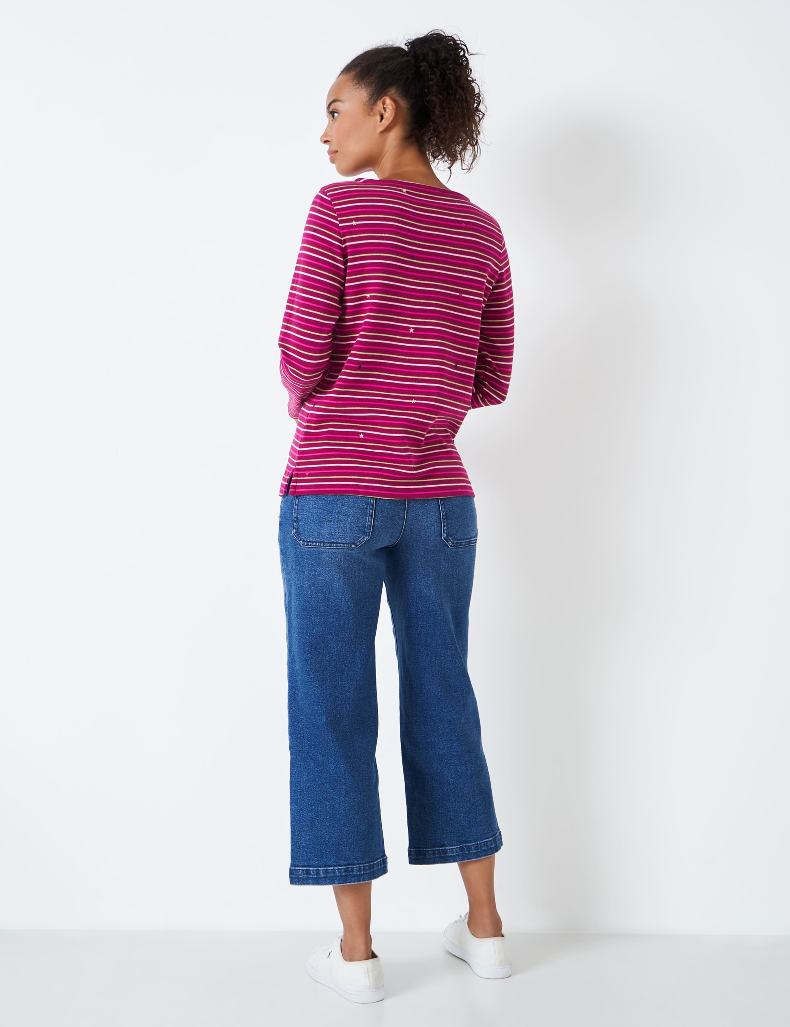 Pure Cotton Striped Top 4 of 5