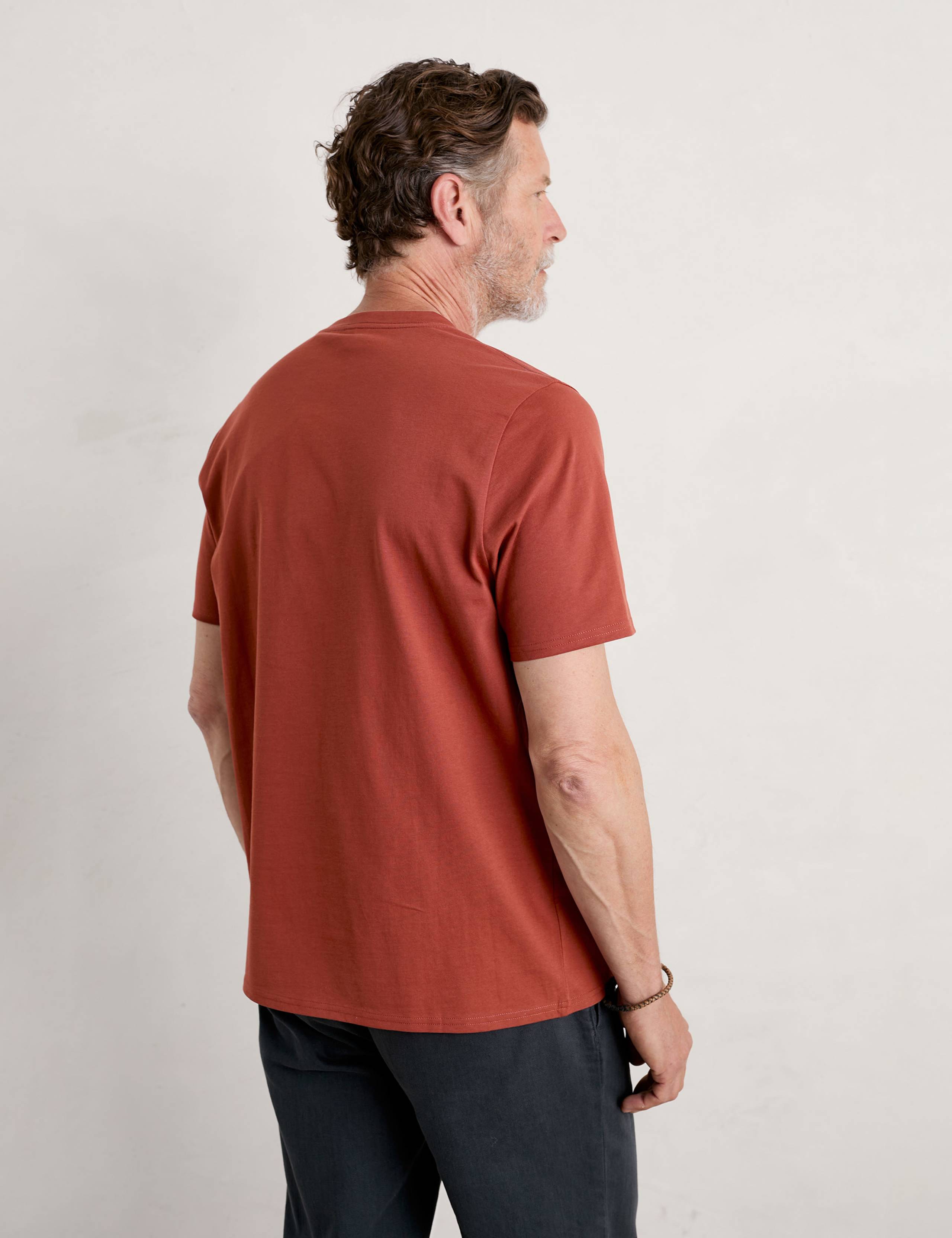 Cotton Printed Crew Neck T-Shirt 4 of 5