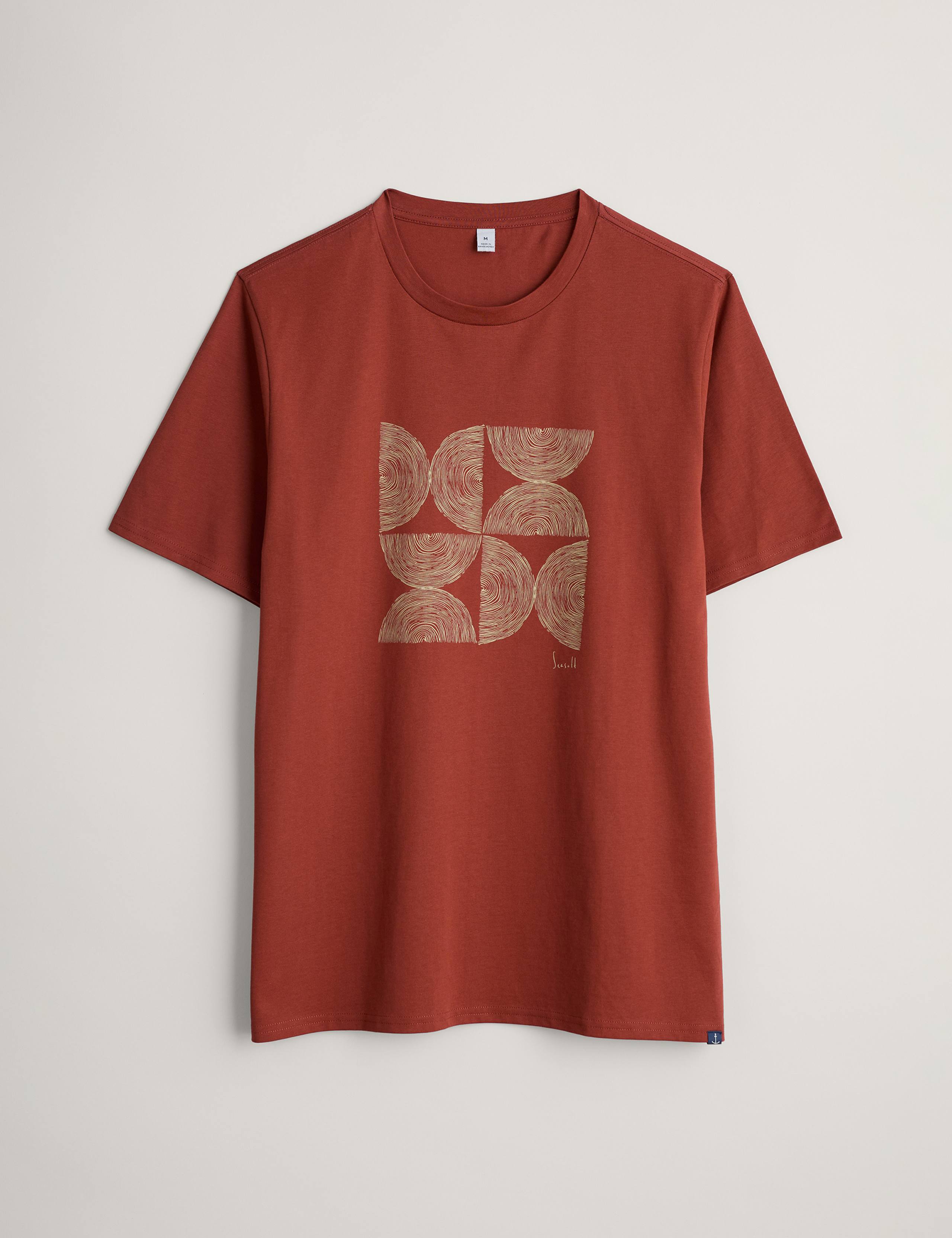 Cotton Printed Crew Neck T-Shirt 2 of 5