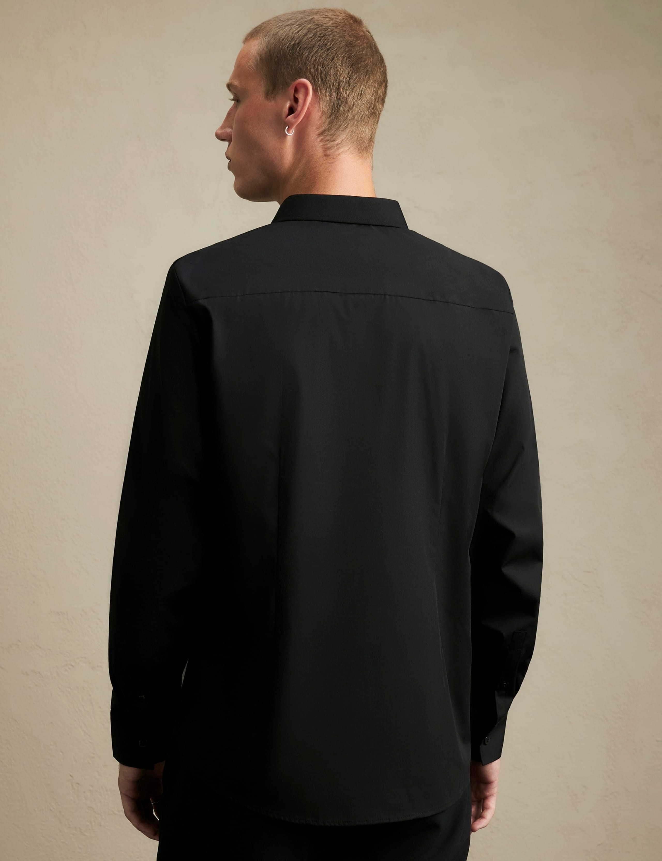 Slim Fit Cotton Blend Shirt 4 of 6