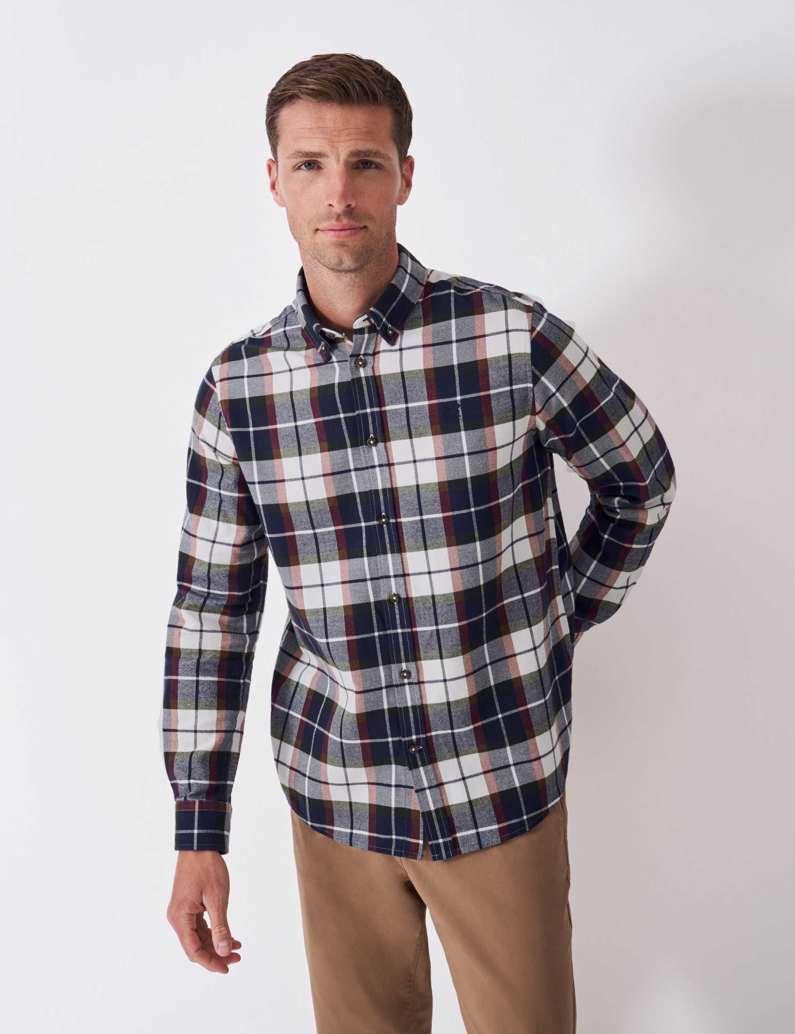 Regular Fit Flannel Checked Shirt 3 of 5