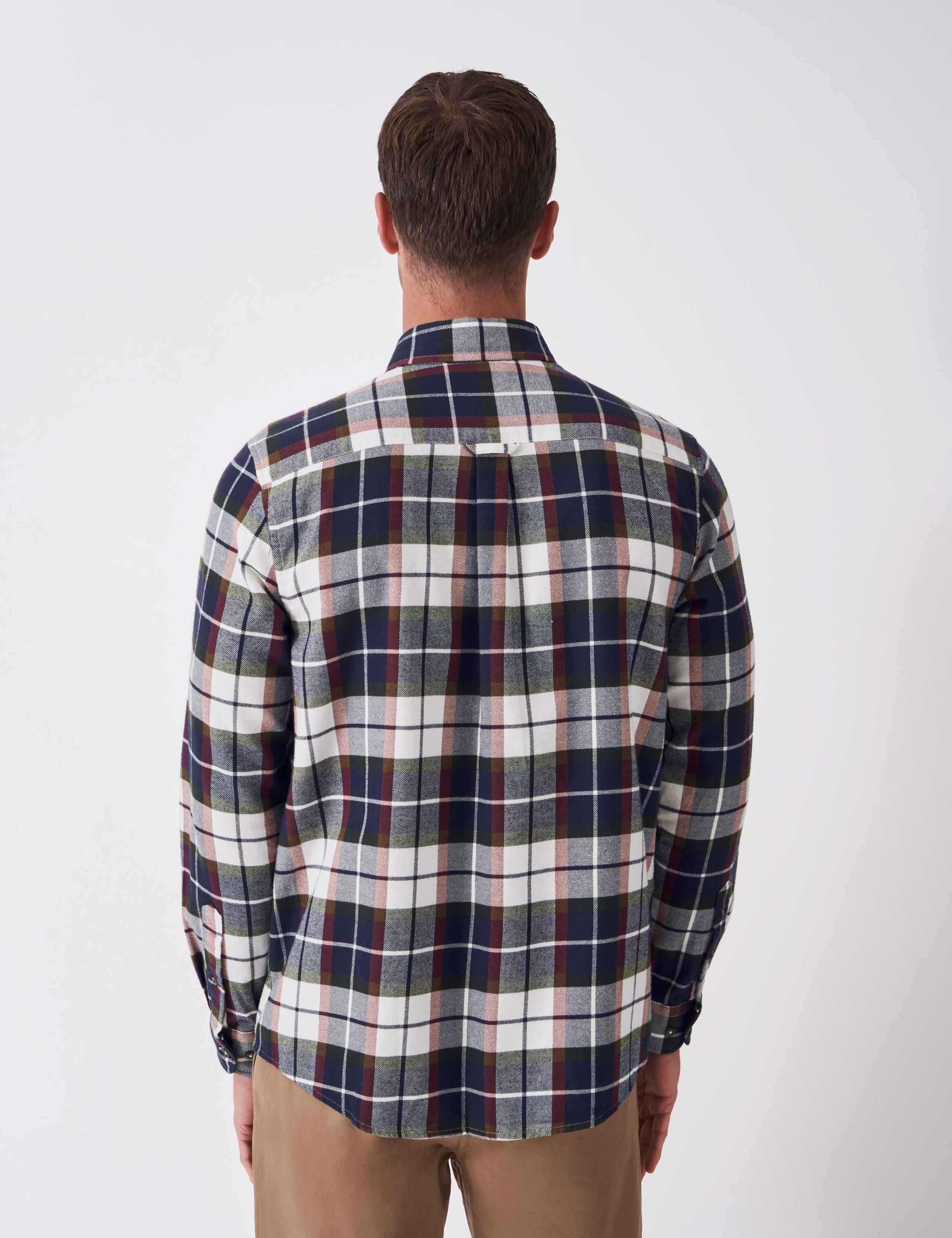 Regular Fit Flannel Checked Shirt 4 of 5