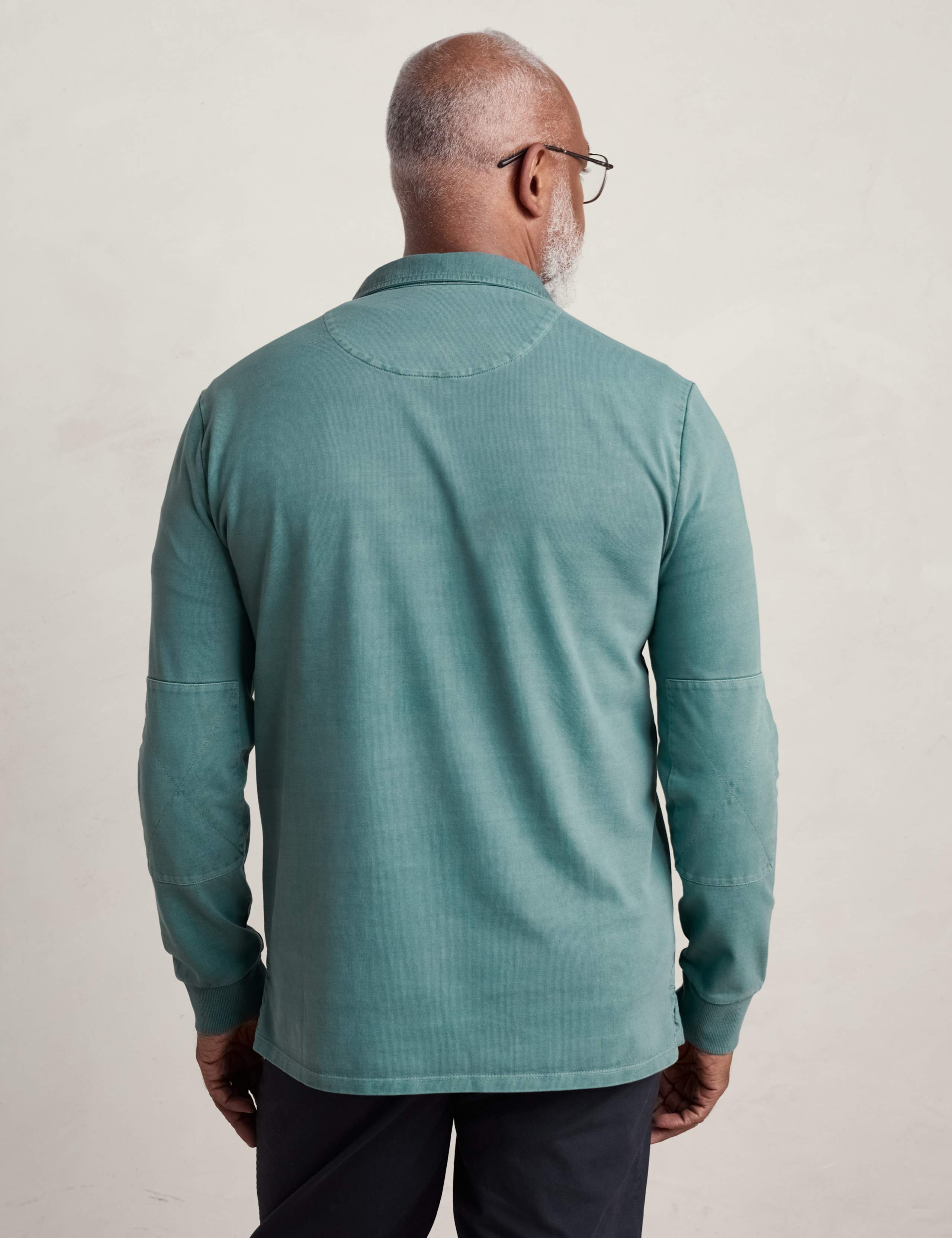 Cotton Long Sleeve Rugby Top 4 of 5