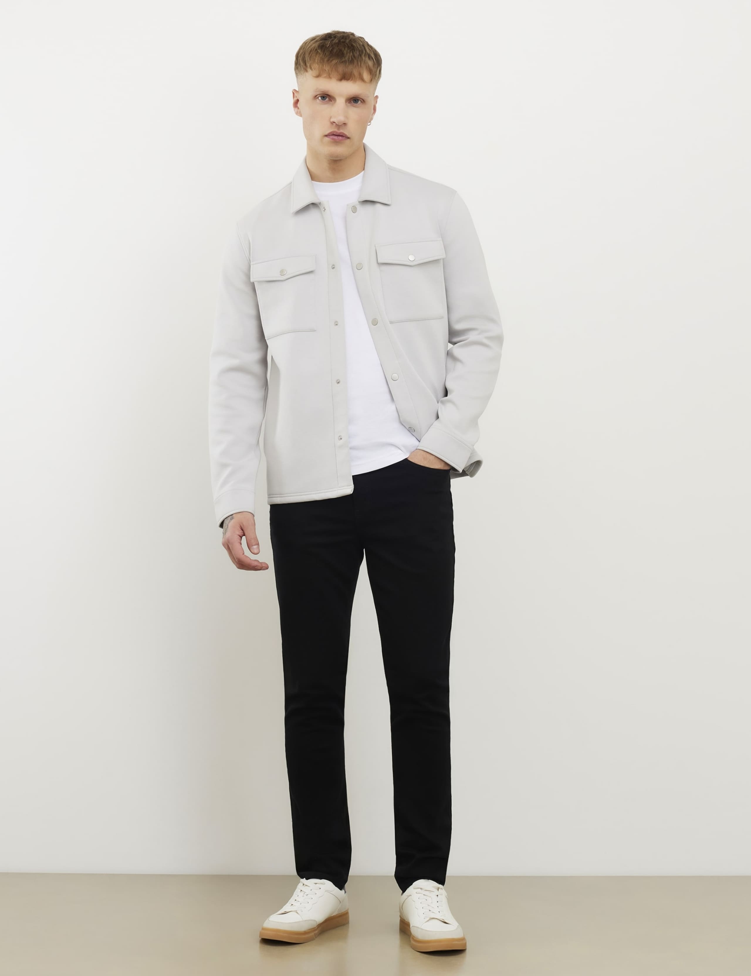 Slim Fit Pure Cotton Overshirt 3 of 6