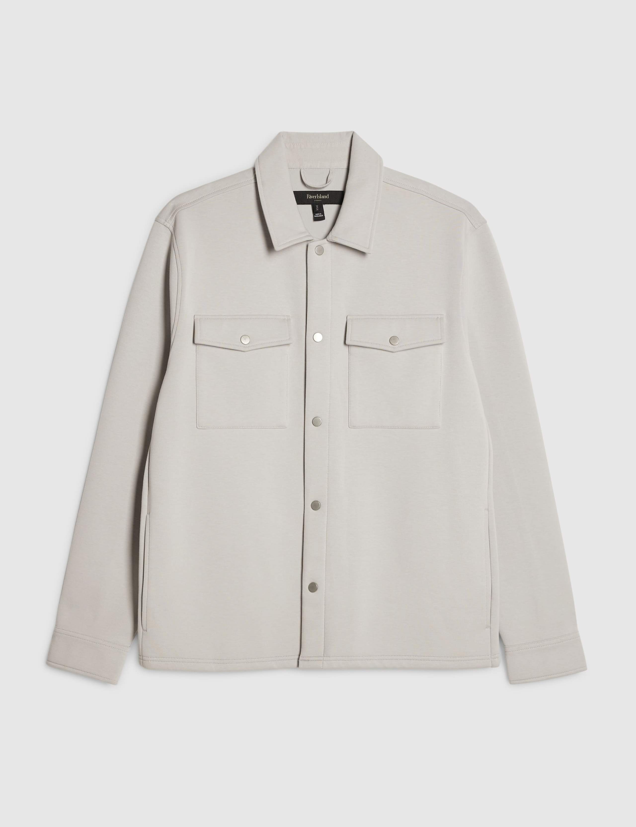 Slim Fit Pure Cotton Overshirt 2 of 6