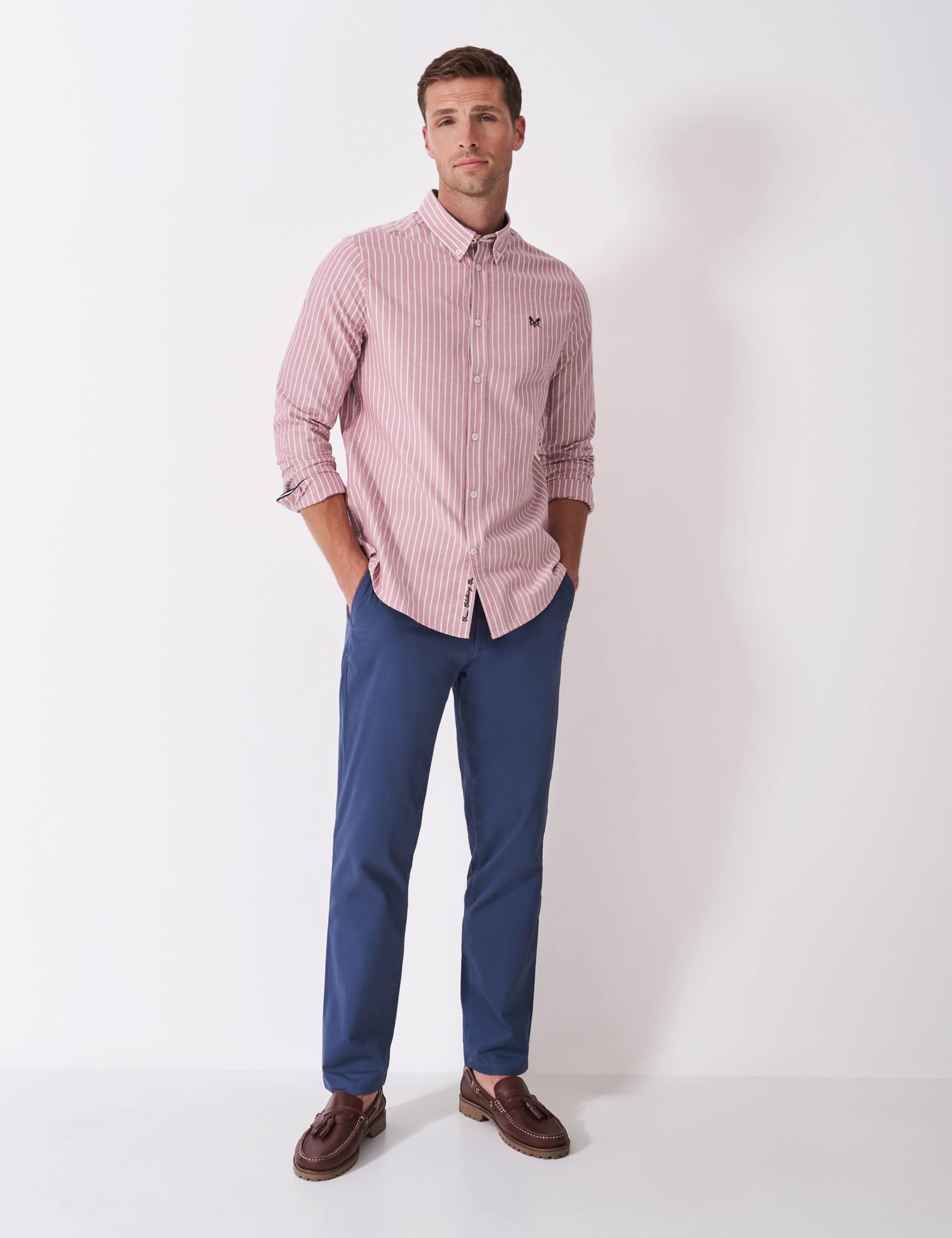 Slim Fit Pure Cotton Striped Oxford Shirt 3 of 6