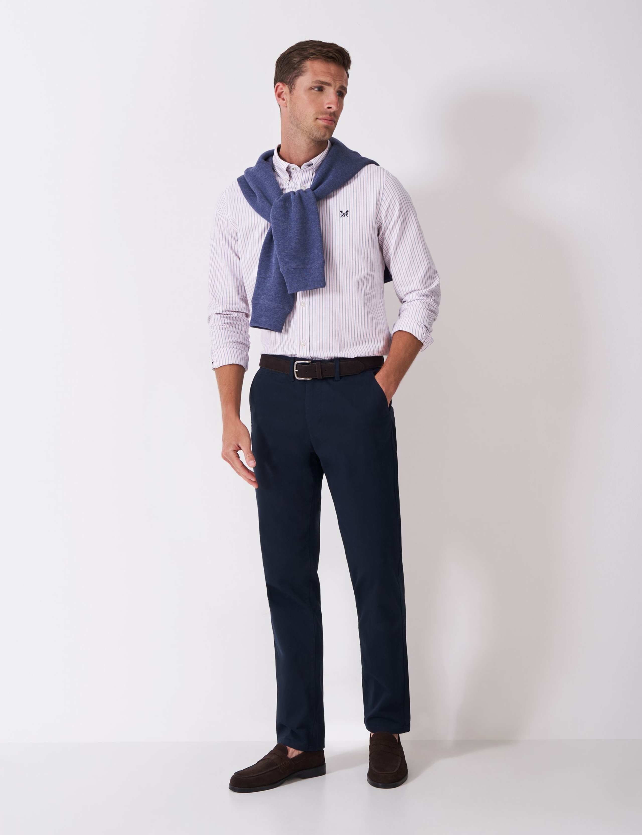 Slim Fit Pure Cotton Striped Oxford Shirt 4 of 5