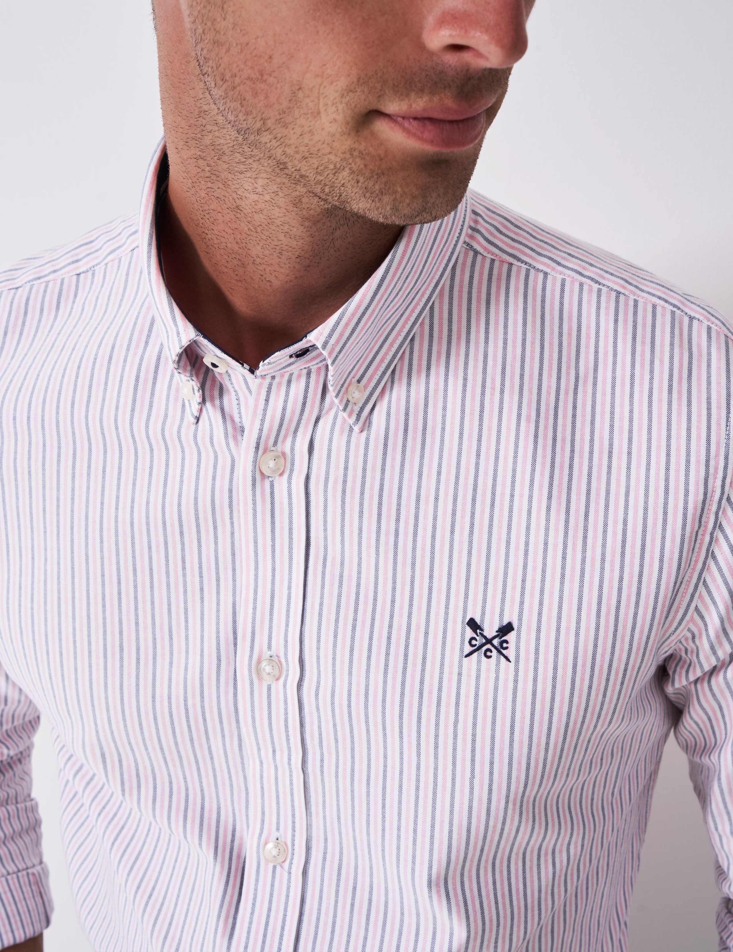 Slim Fit Pure Cotton Striped Oxford Shirt 5 of 5