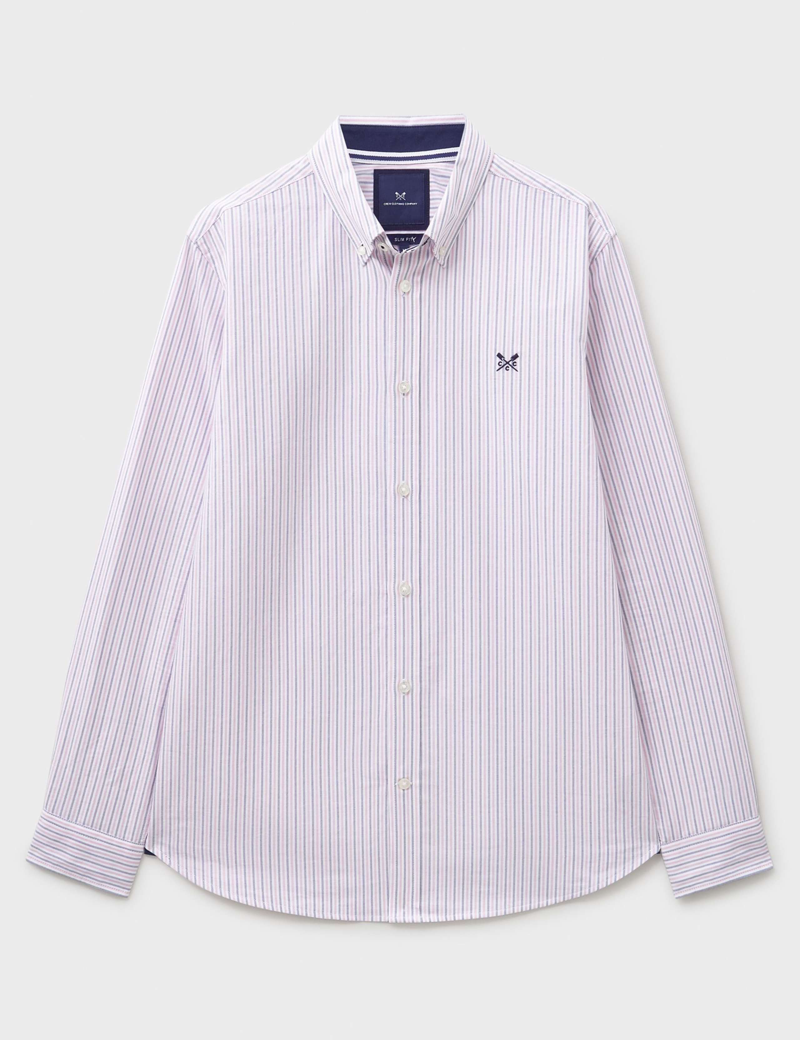 Slim Fit Pure Cotton Striped Oxford Shirt 2 of 5