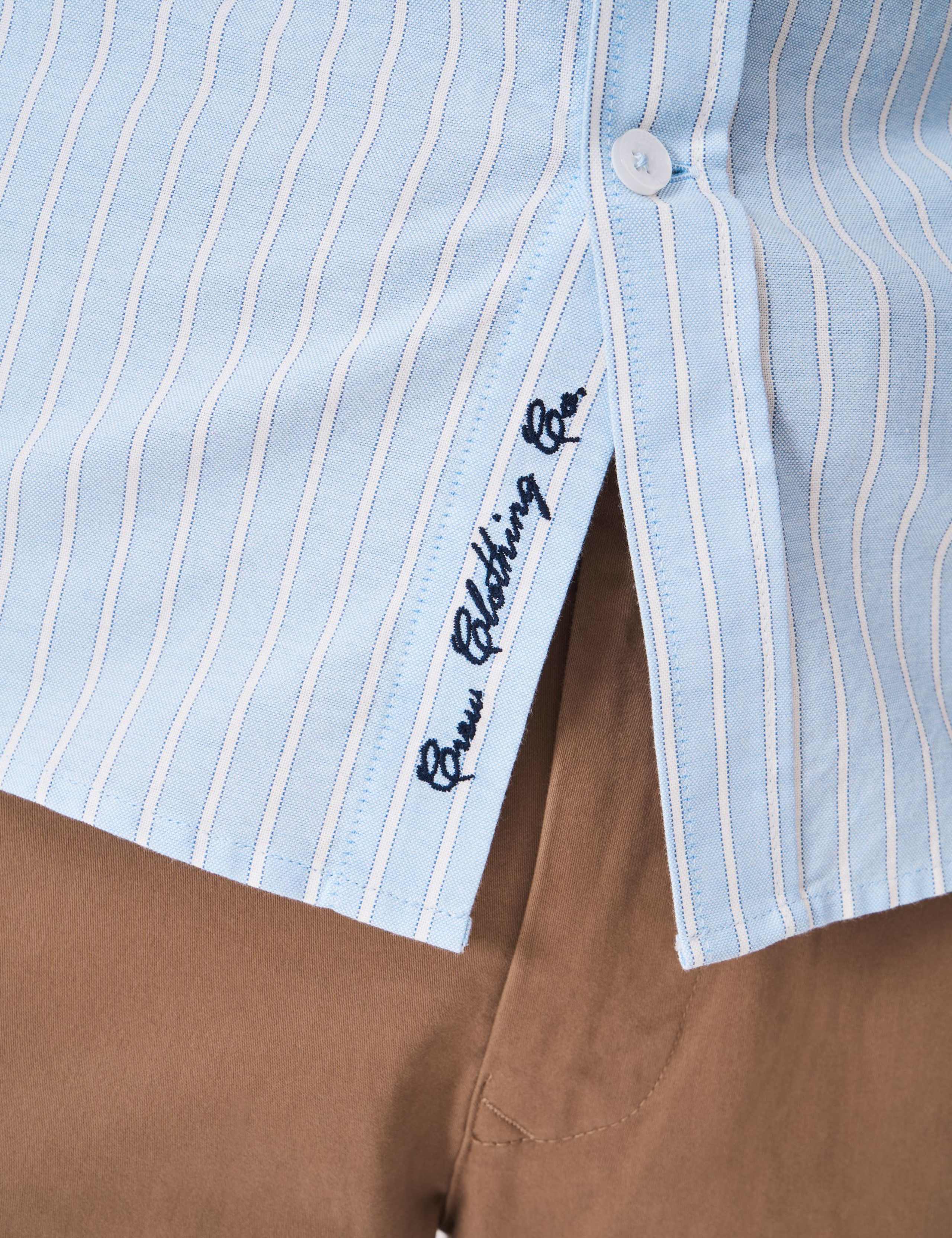 Slim Fit Pure Cotton Striped Oxford Shirt 6 of 6