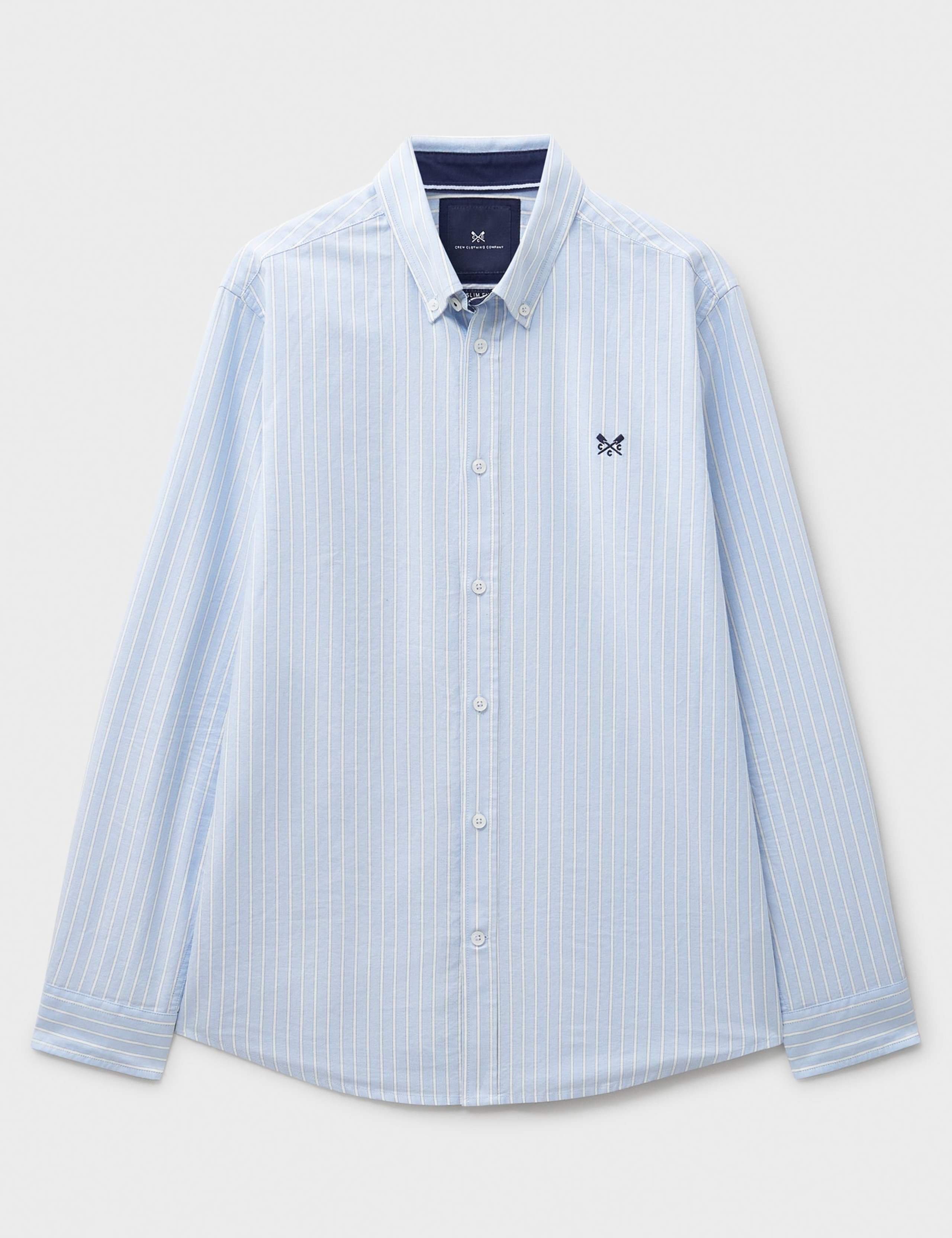 Slim Fit Pure Cotton Striped Oxford Shirt 2 of 6