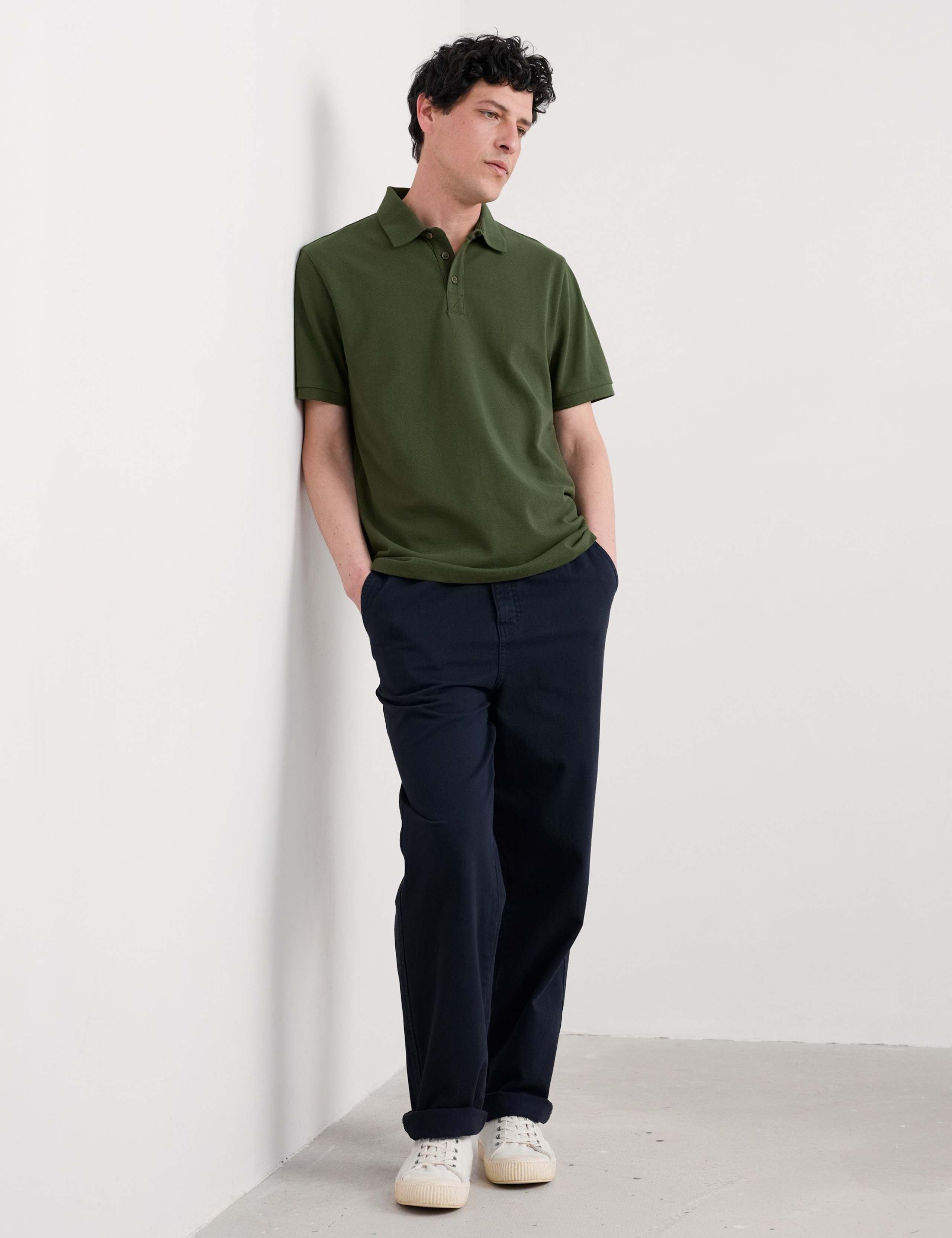 Pure Cotton Polo Shirt 1 of 5