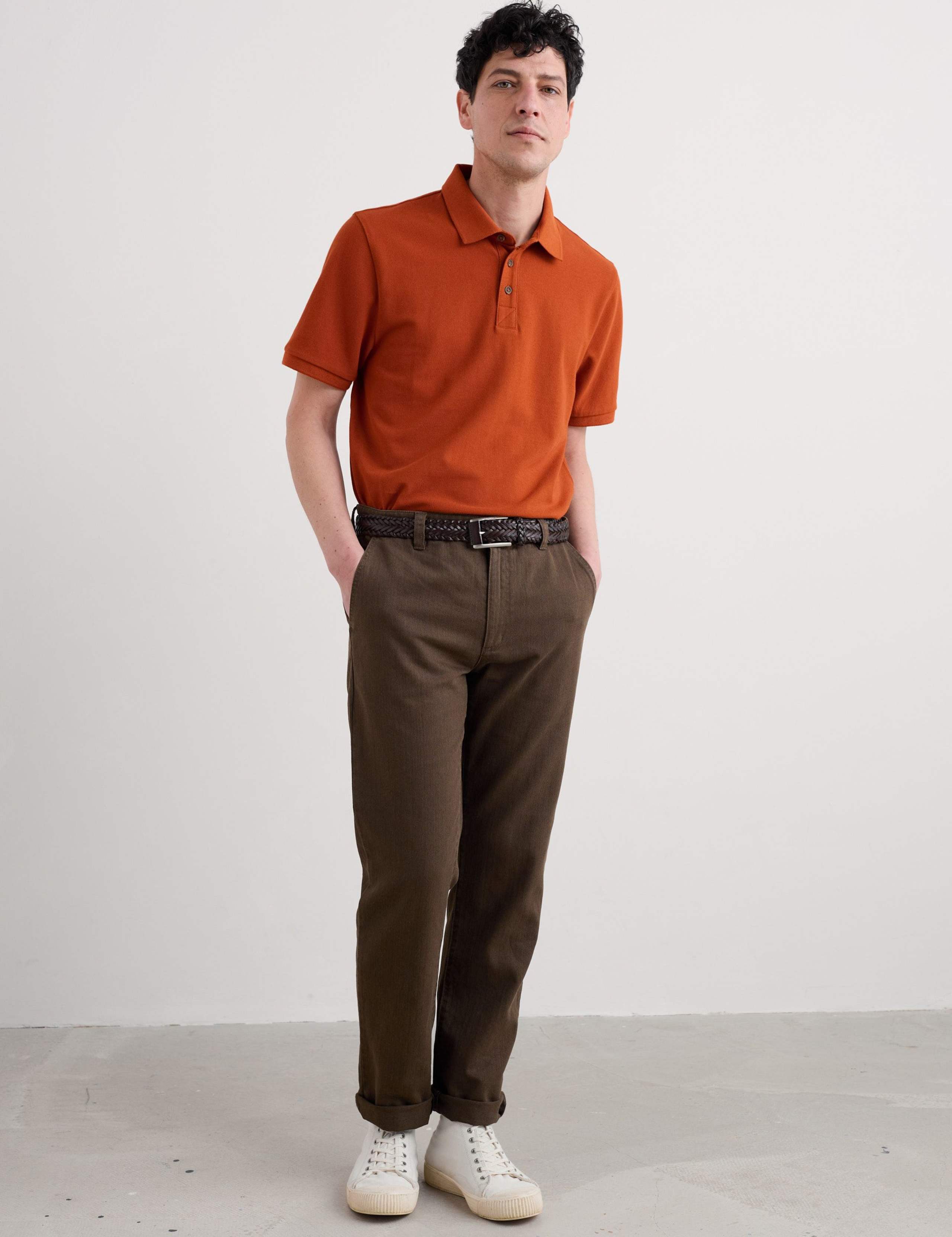 Pure Cotton Polo Shirt 1 of 5