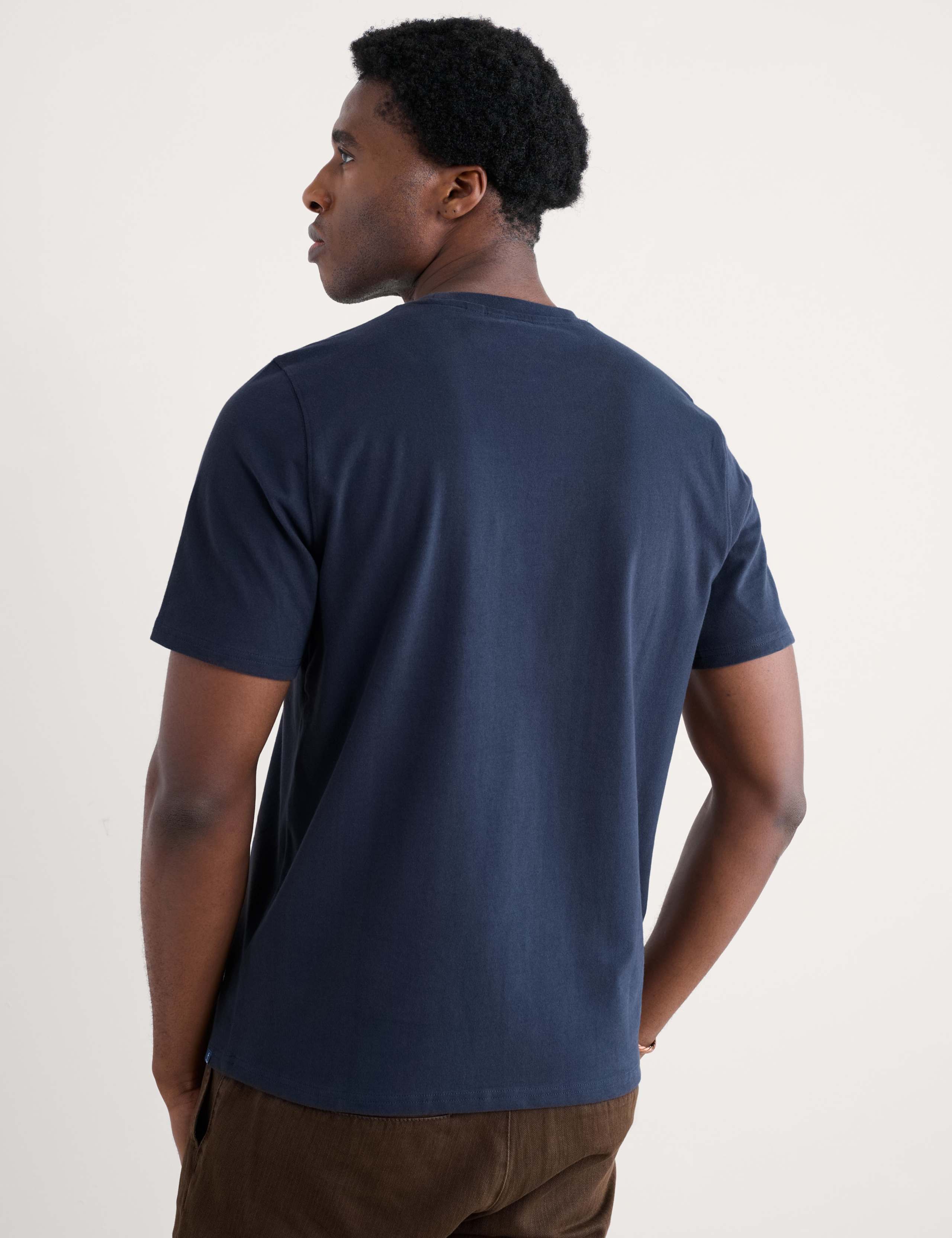 Pure Cotton Crew Neck T-Shirt 4 of 4