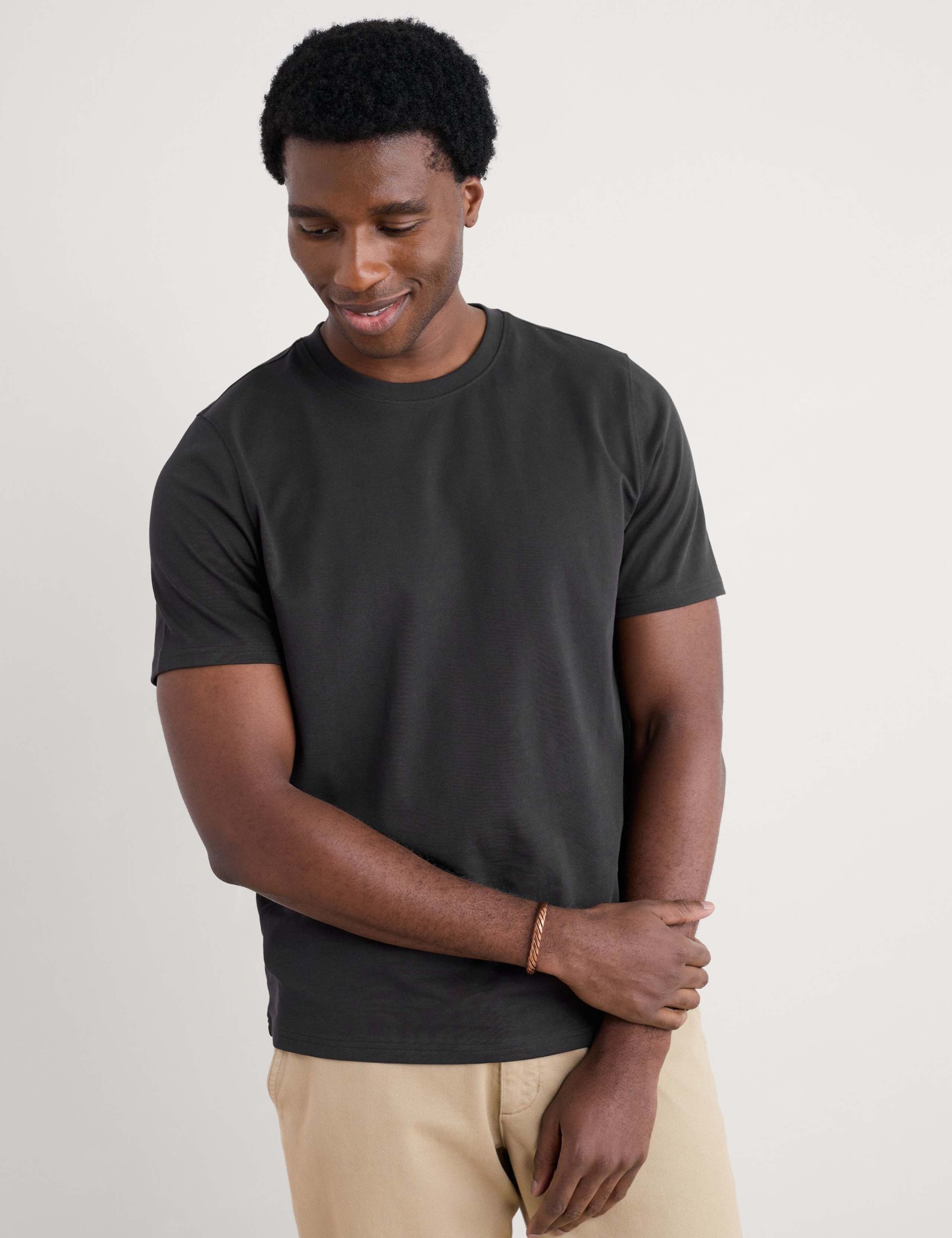 Pure Cotton Crew Neck T-Shirt 3 of 5