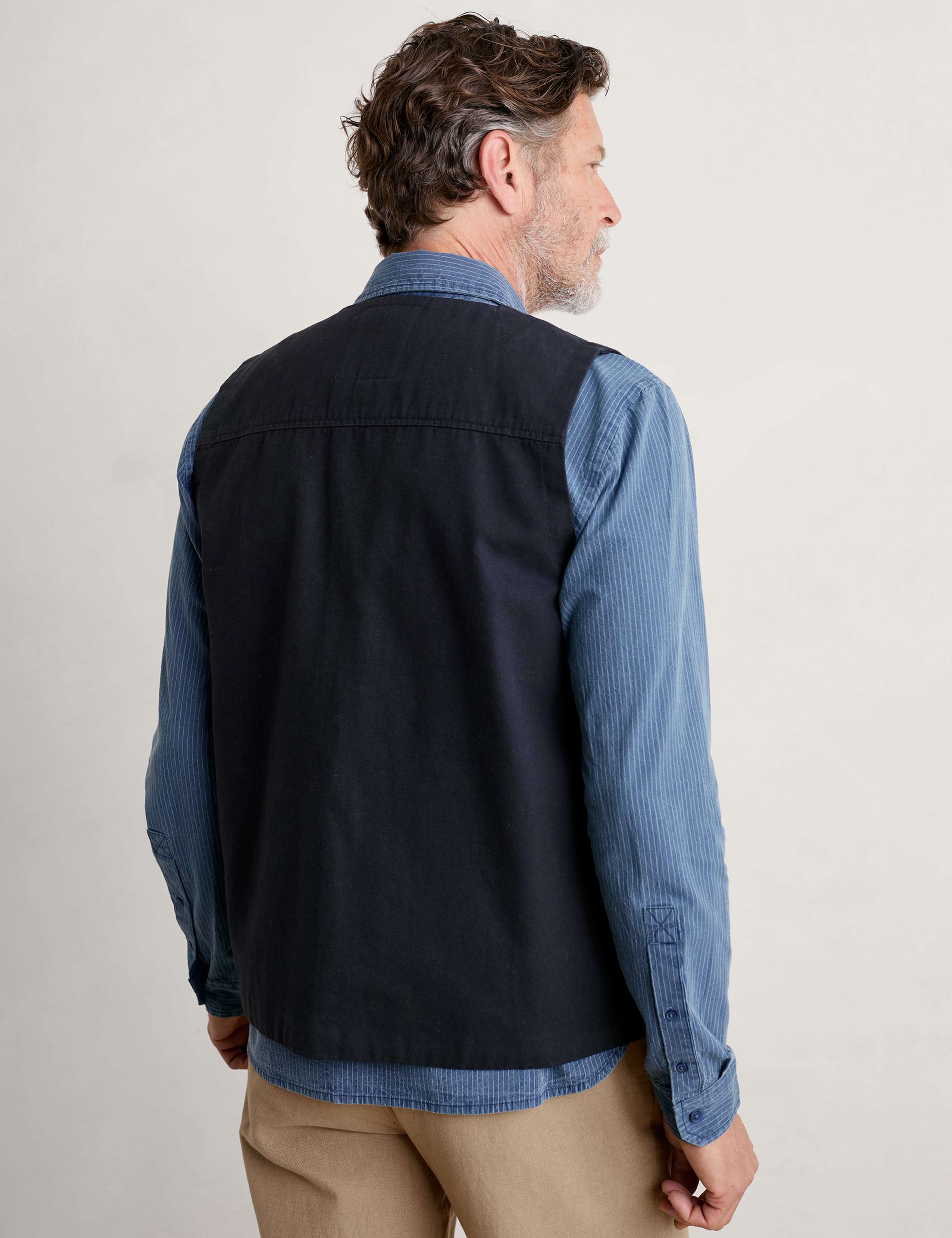 Regular Fit  Cotton Waistcoat 4 of 6
