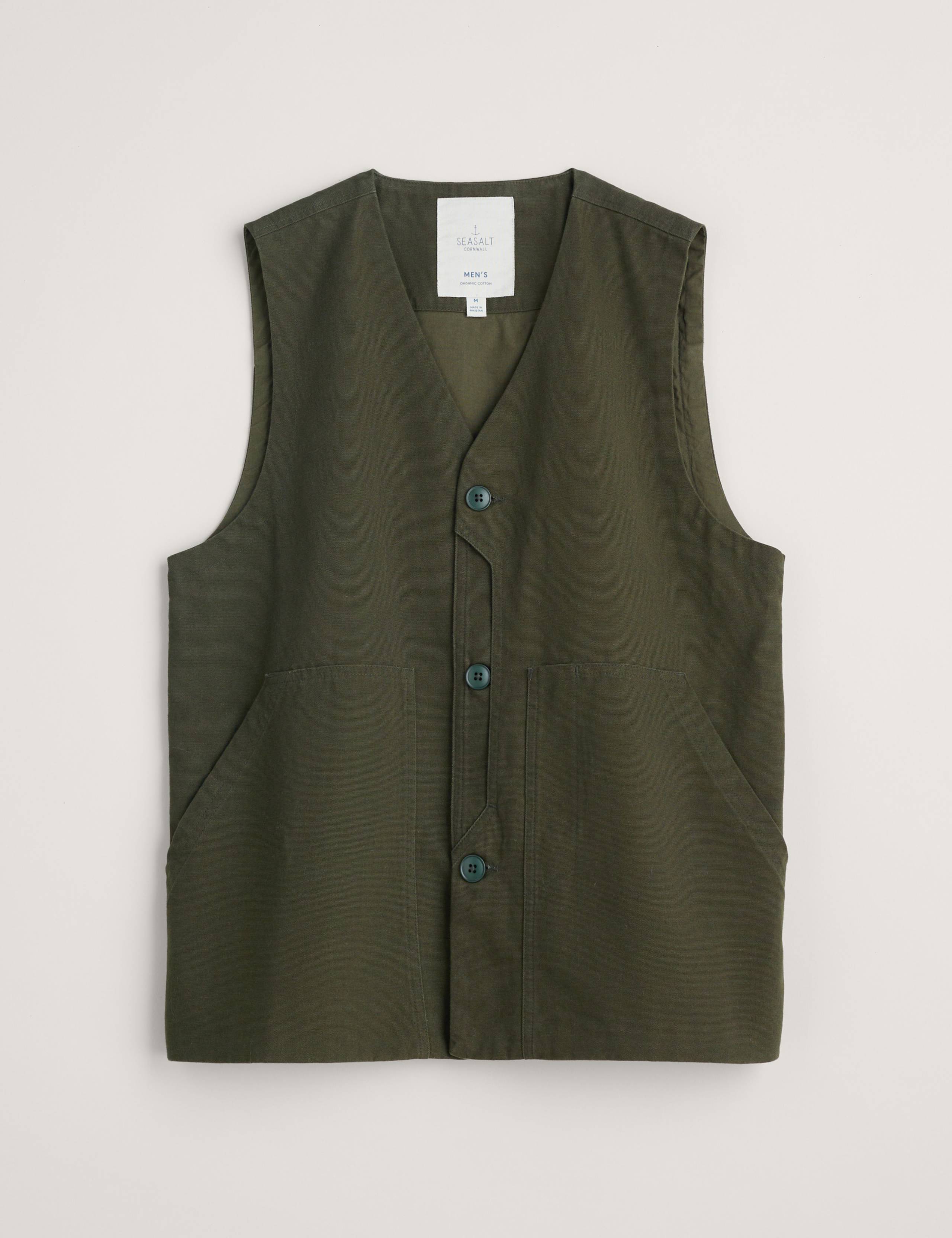 Regular Fit  Cotton Waistcoat 2 of 5