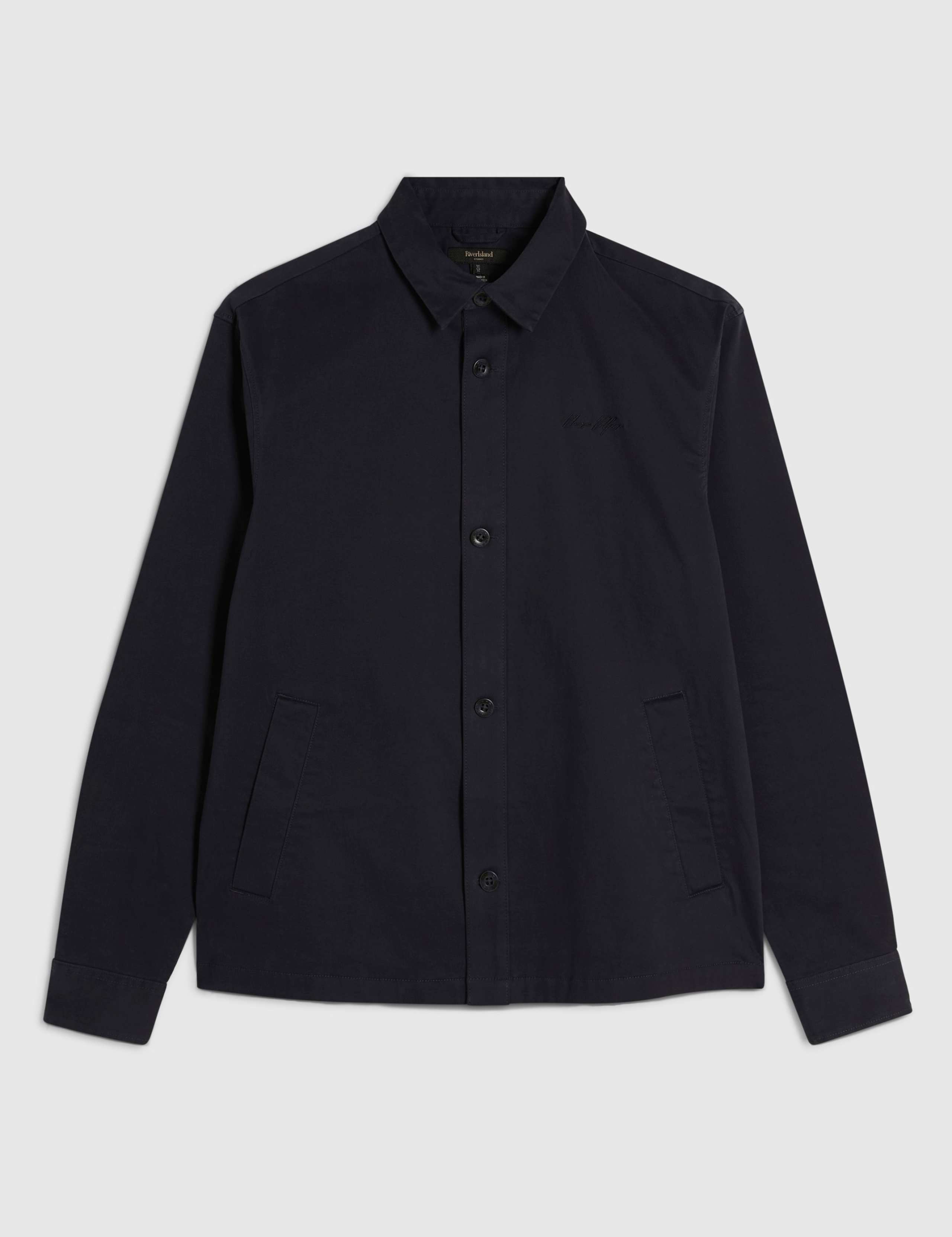 Slim Fit Pure Cotton Overshirt 2 of 6