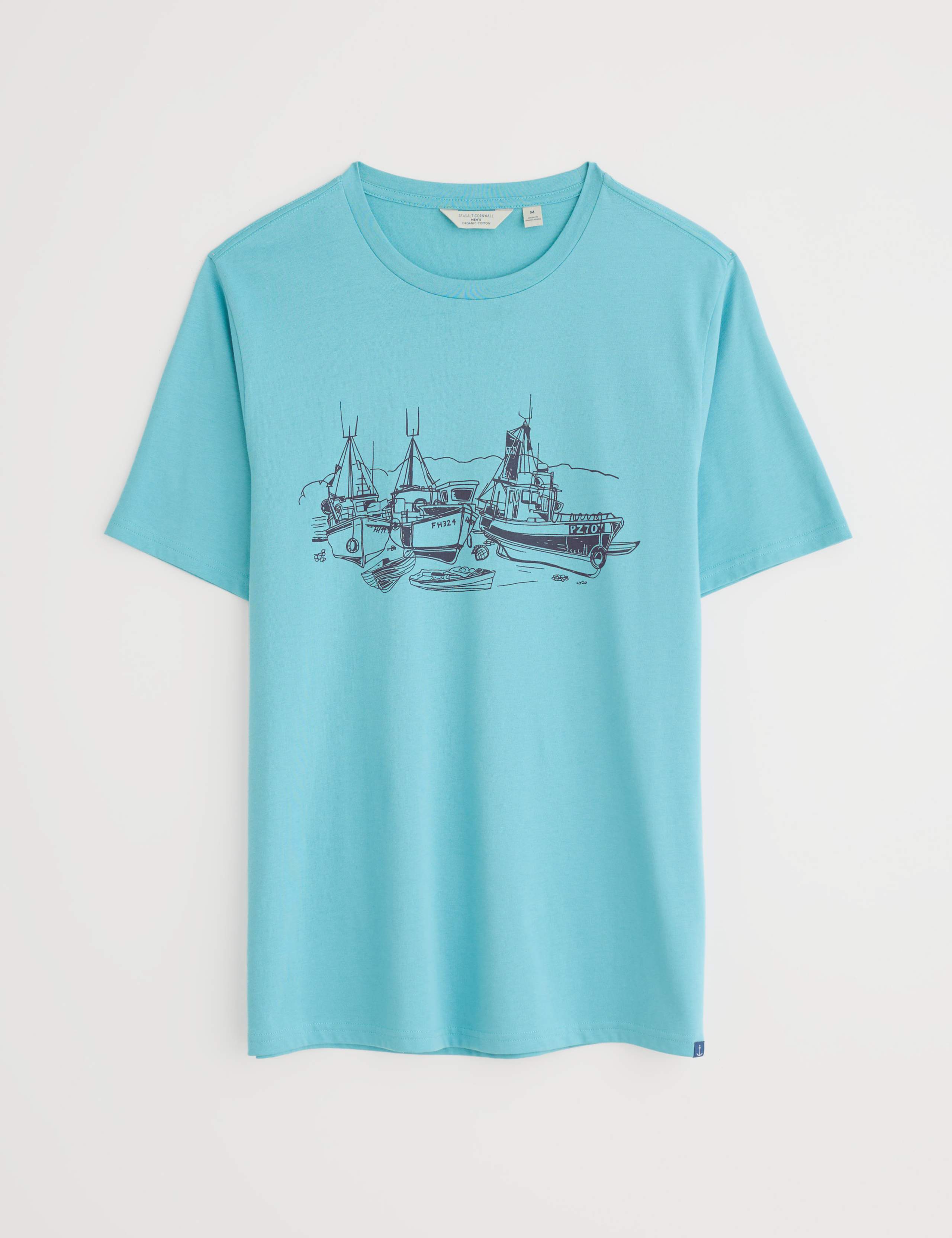 Pure Cotton Boat Graphic T-Shirt 2 of 4