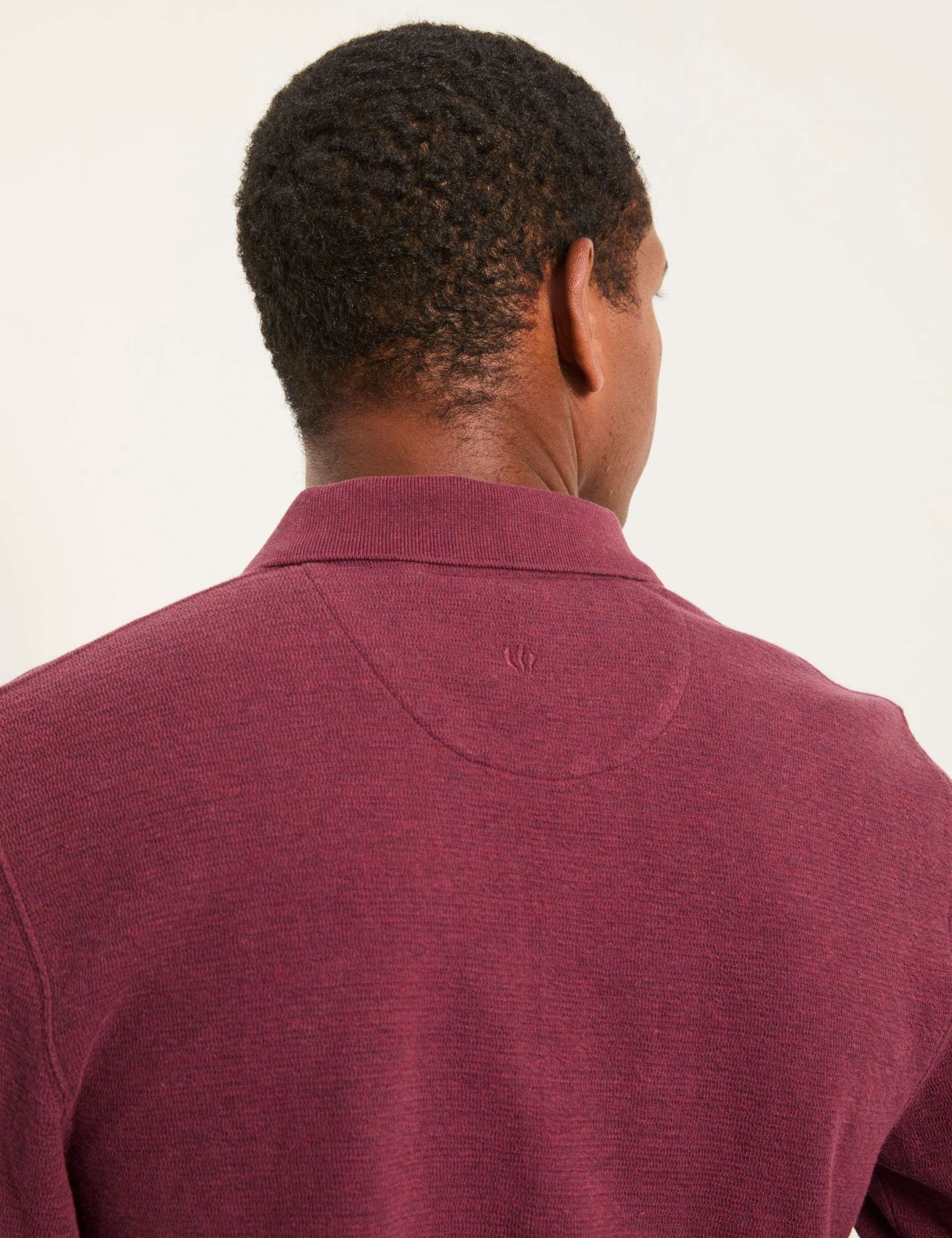 Cotton Rich Long Sleeve Polo Shirt 6 of 6