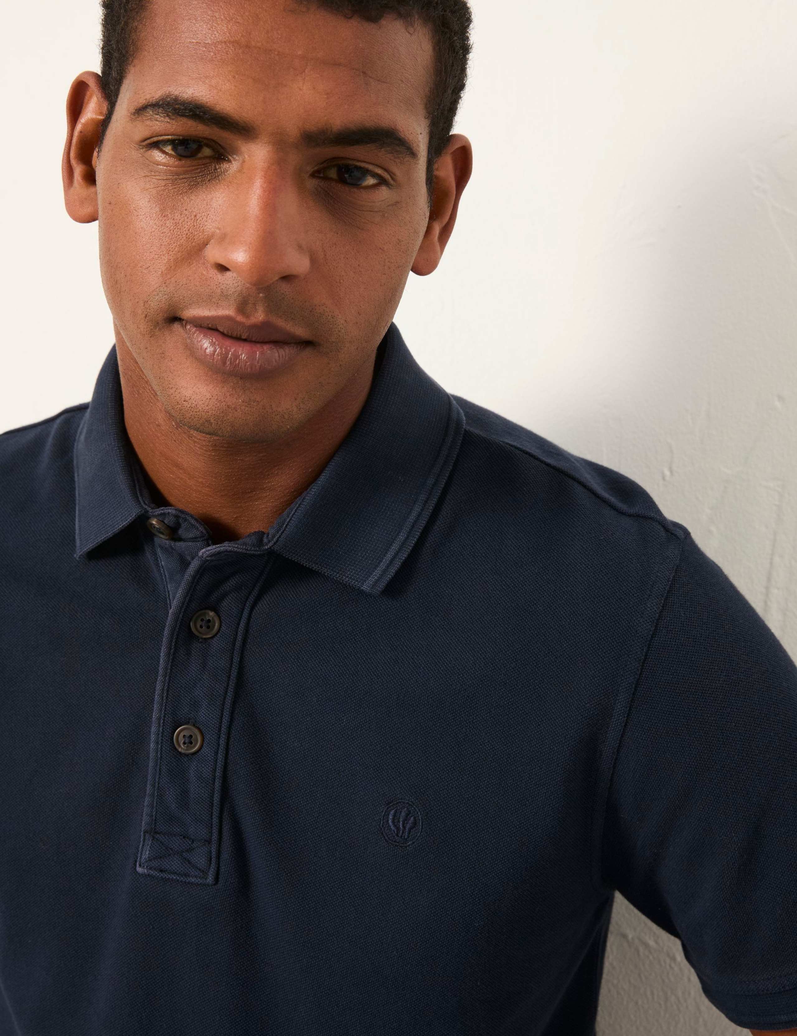 Pure Cotton Pique Polo Shirt 3 of 5