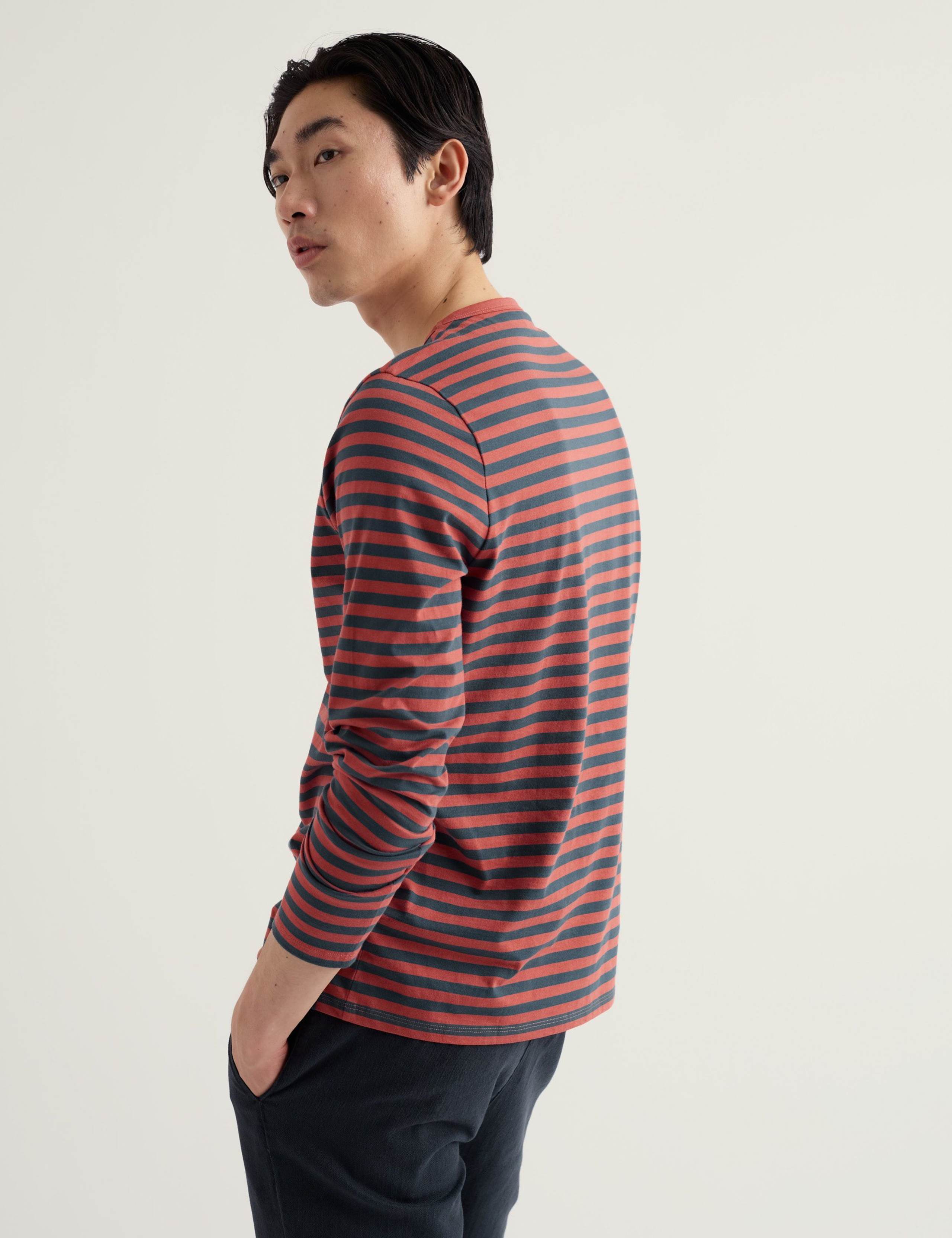 Pure Cotton Striped Crew Neck Top 4 of 6