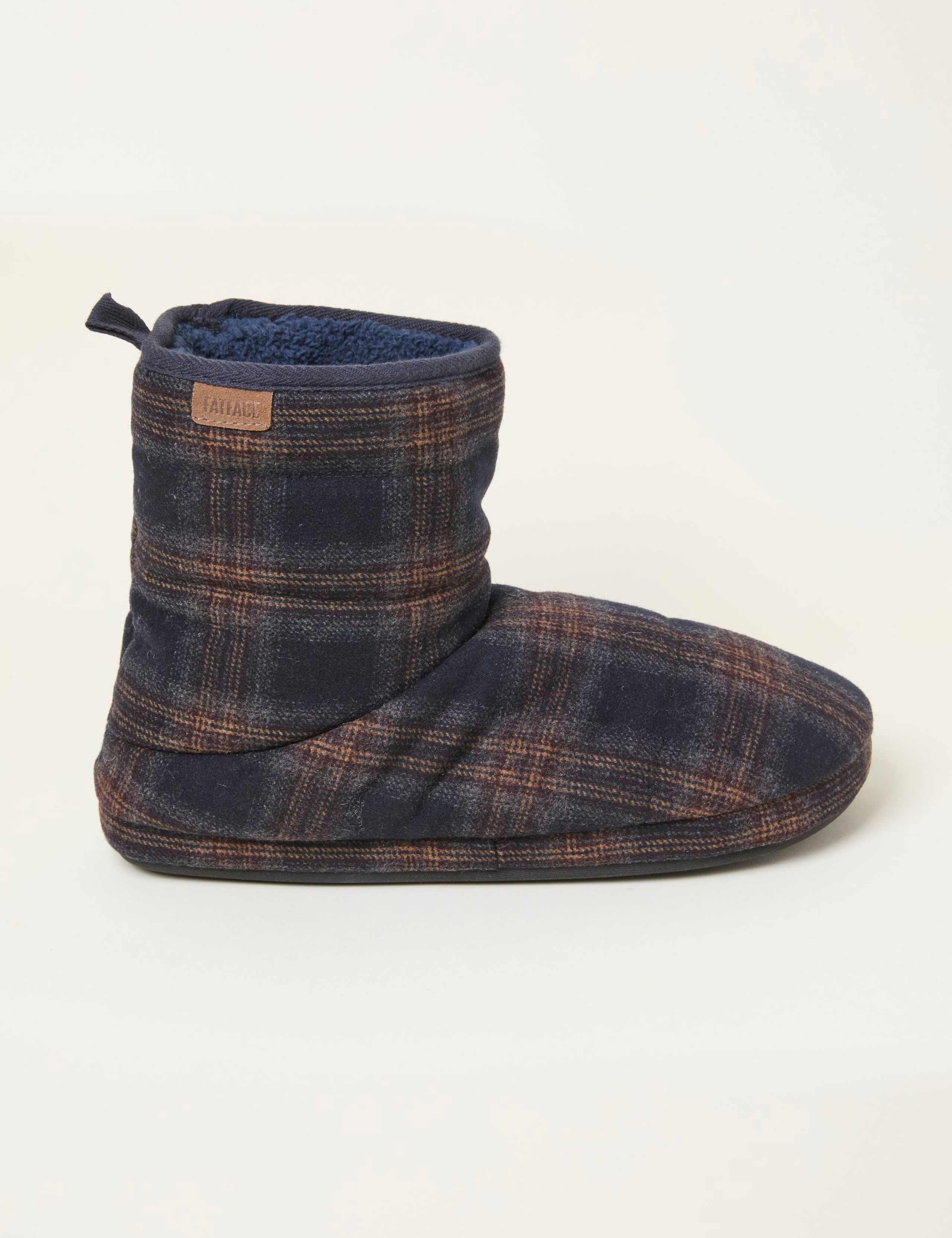 Checked Slipper Boots 2 of 3