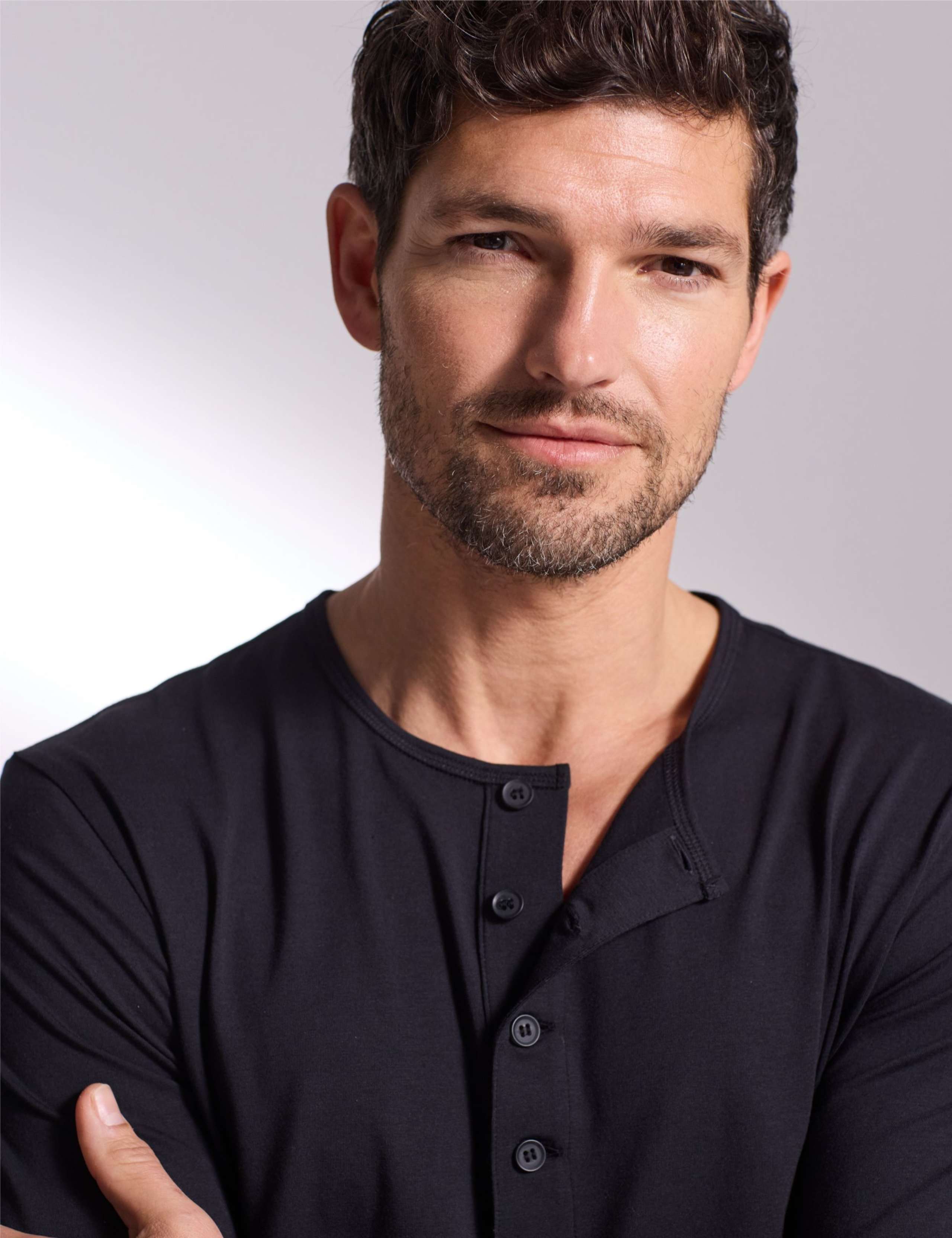 Premium Cotton Modal Henley Pyjama Tee 5 of 5