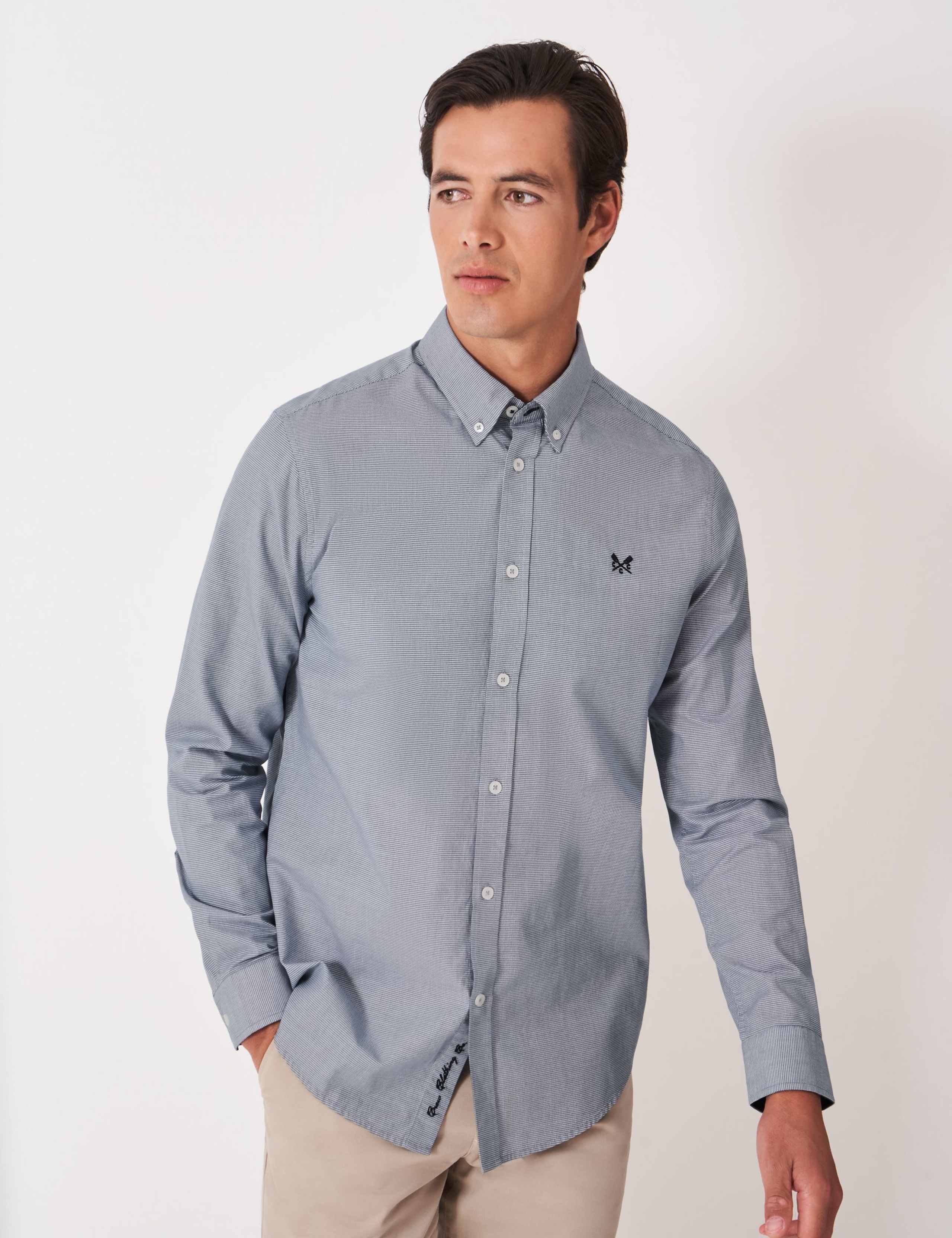 Pure Cotton Puppytooth Oxford Shirt 1 of 5