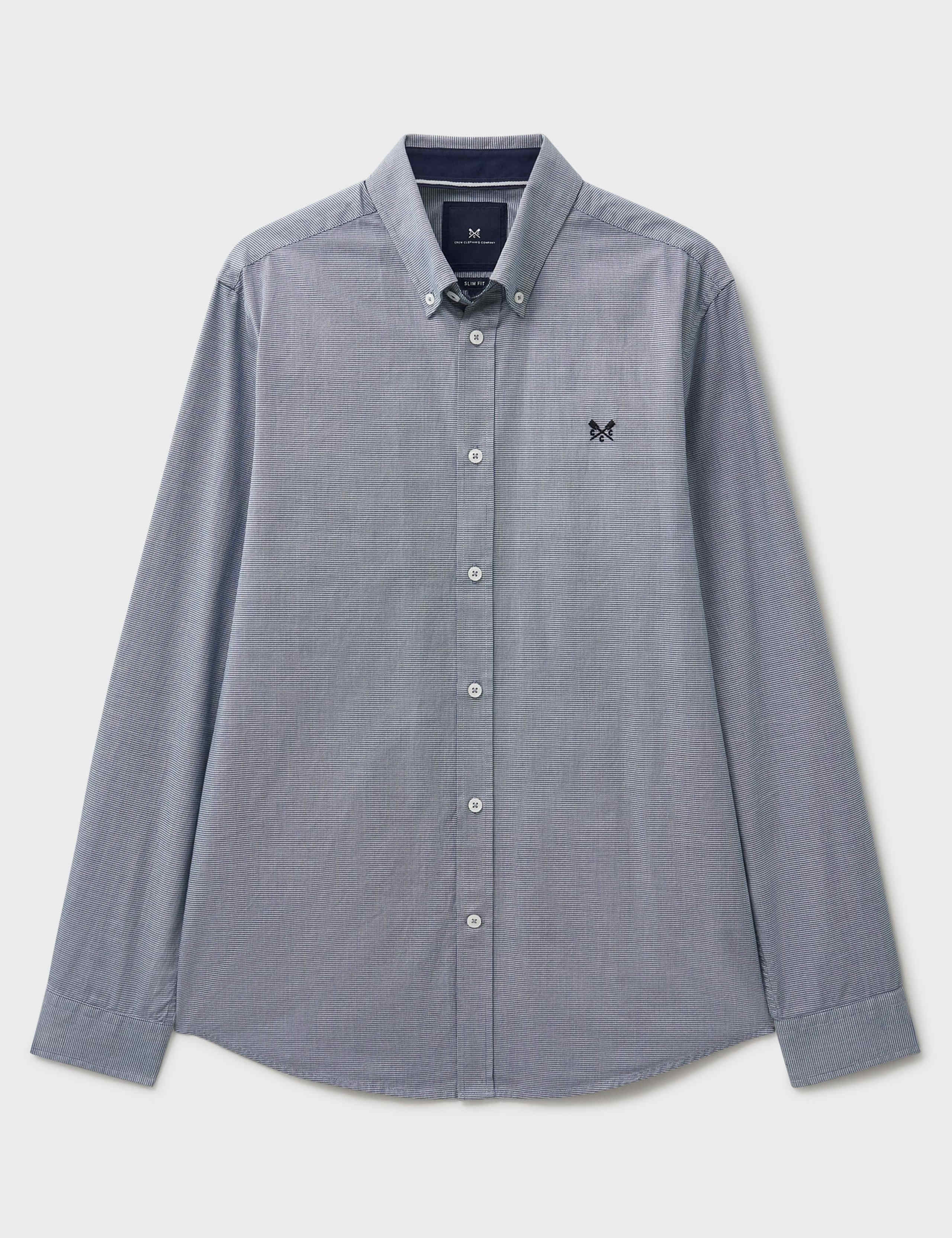 Pure Cotton Puppytooth Oxford Shirt 2 of 5