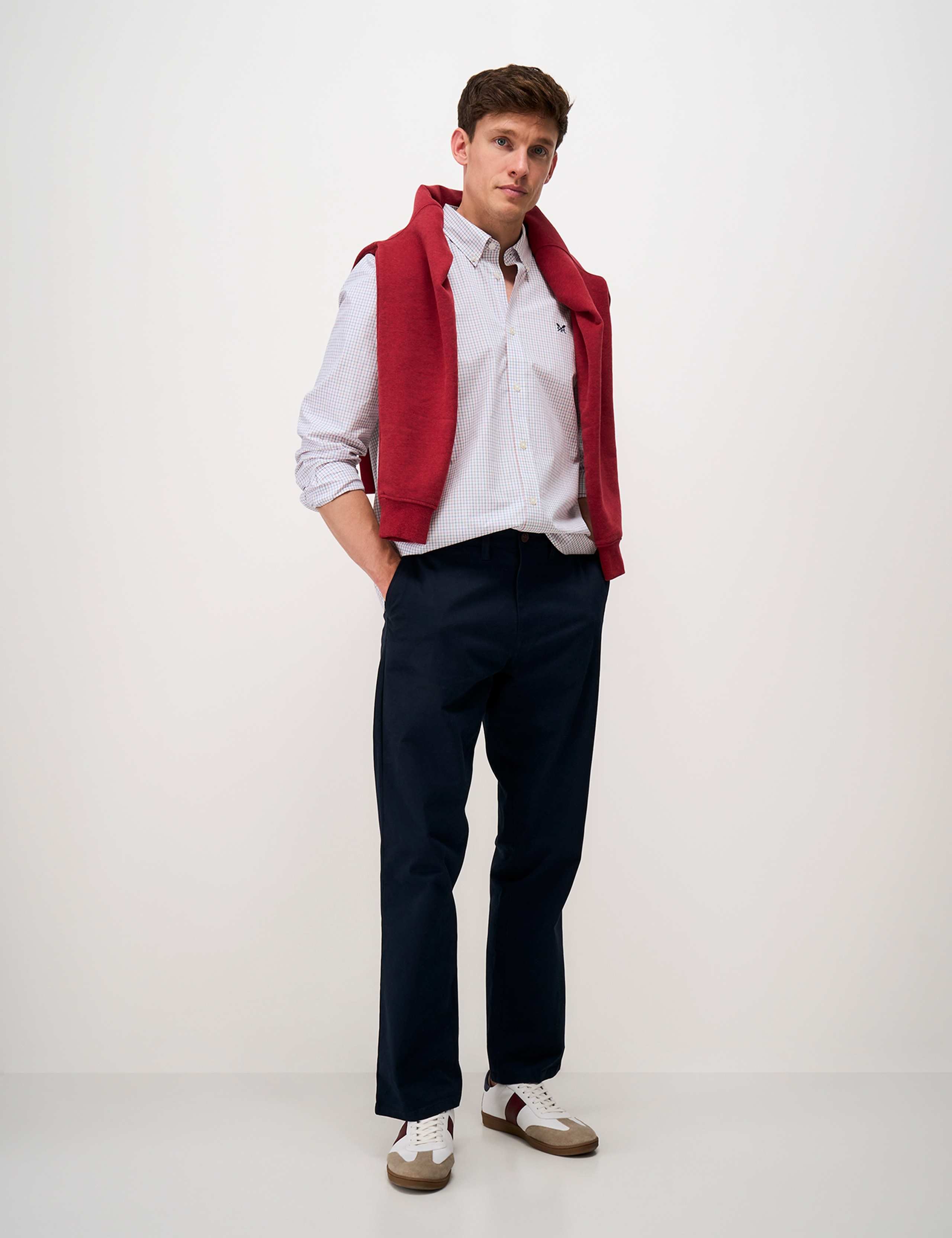 Pure Cotton Check Oxford Shirt 1 of 5