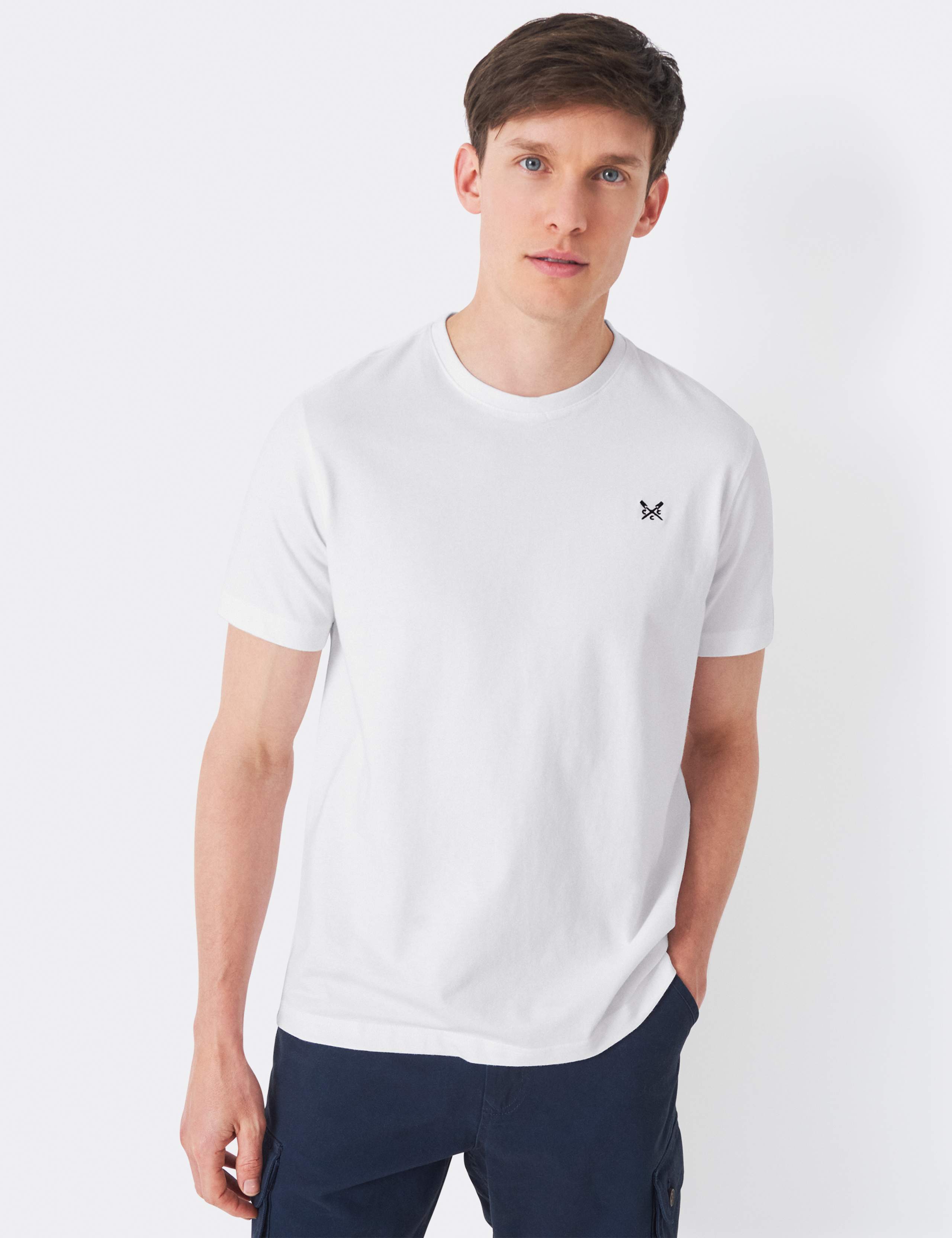 Pure Cotton Crew Neck T-Shirt 1 of 4
