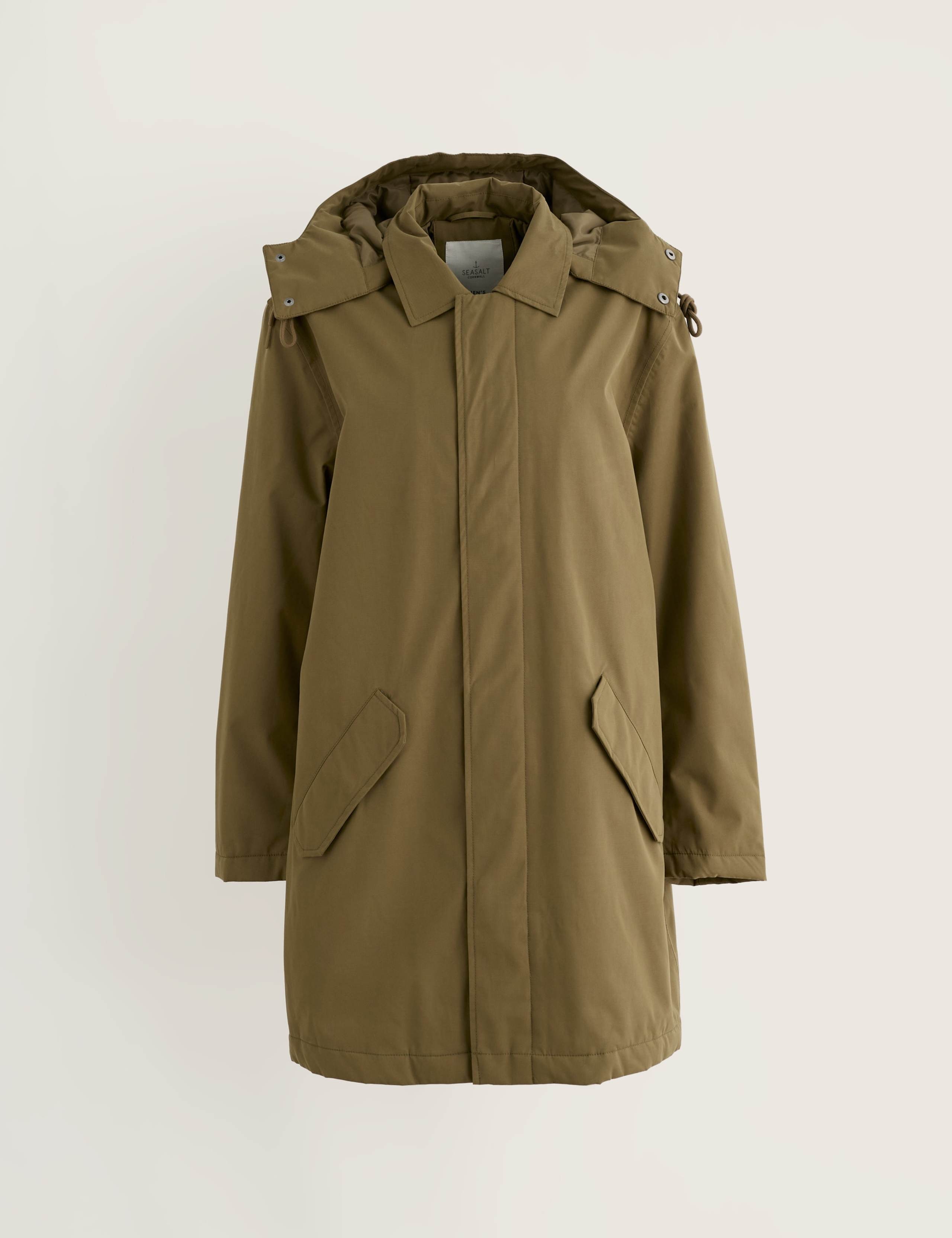 Stone Wave Waterproof Cotton Blend Coat 2 of 5