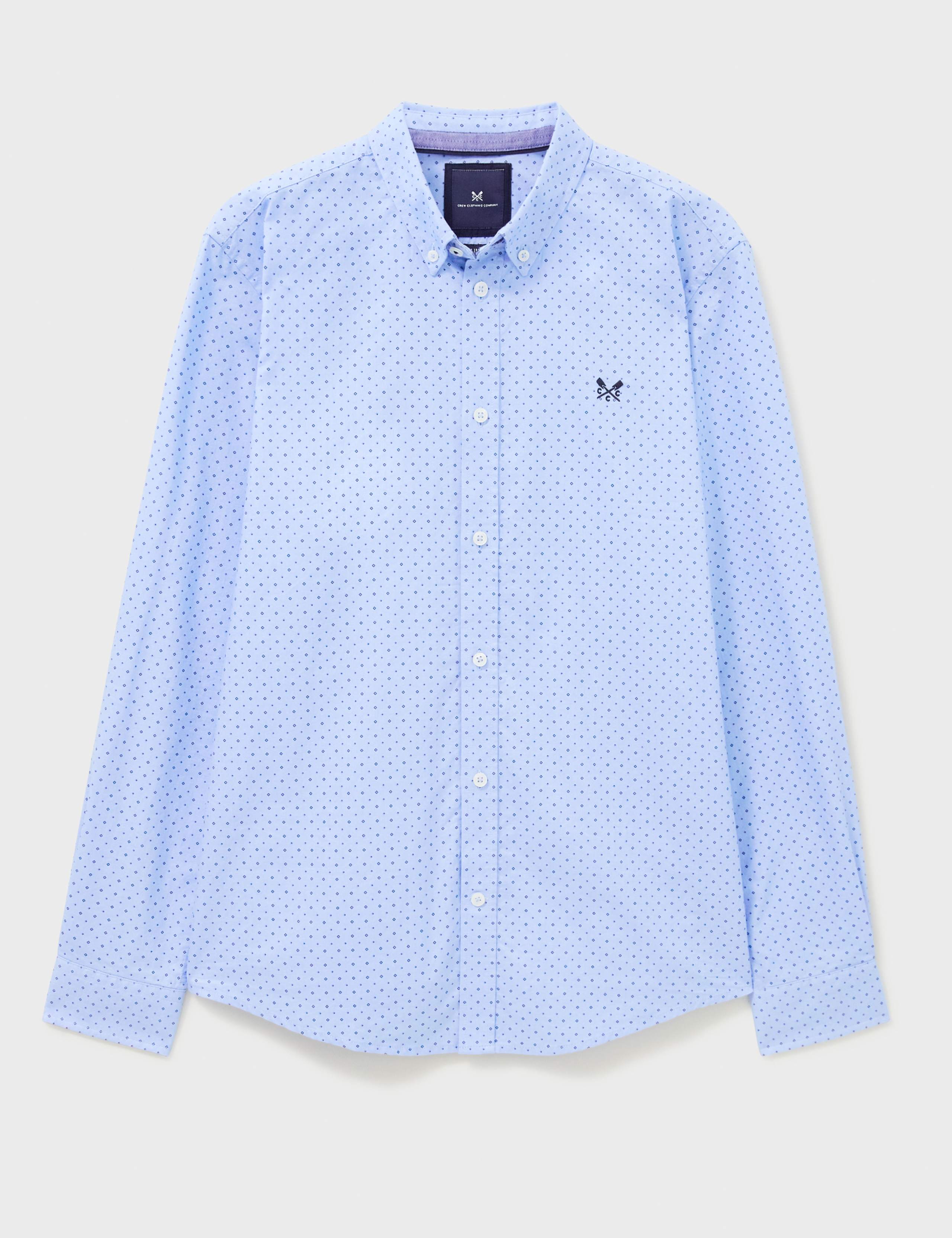 Pure Cotton Pinpoint Print Oxford Shirt 2 of 5