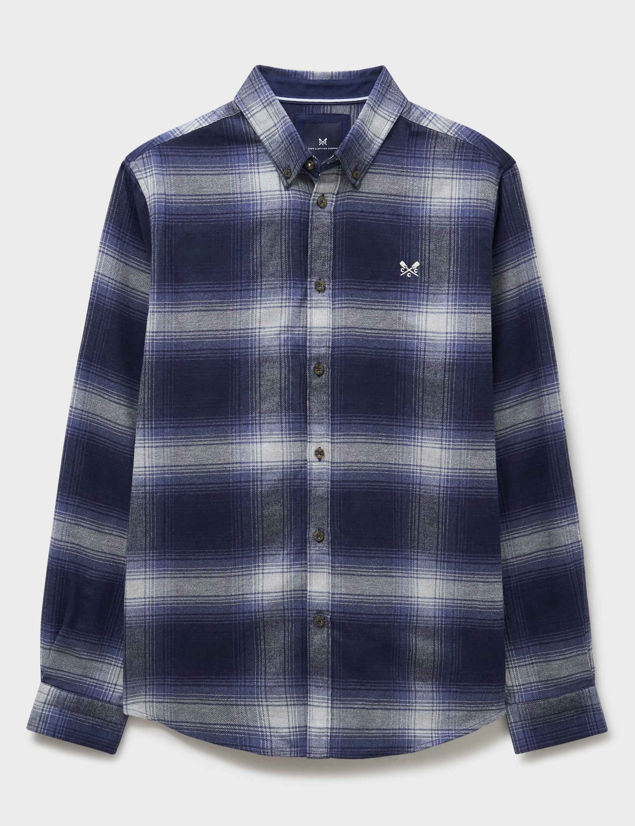 Regular Fit Pure Cotton Check Flannel Shirt 2 of 5