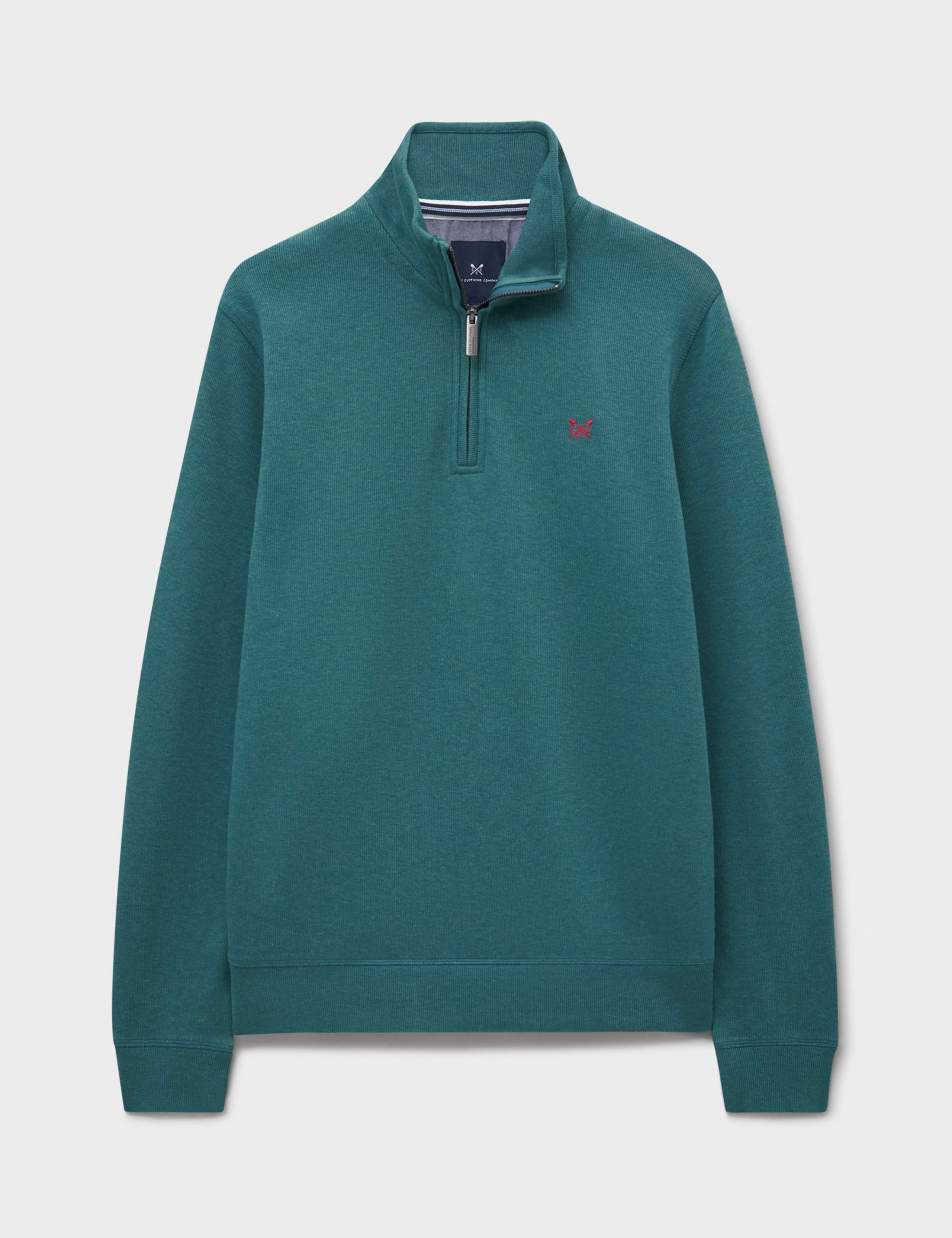 Pure Cotton Half Zip Sweatshirt 2 of 5