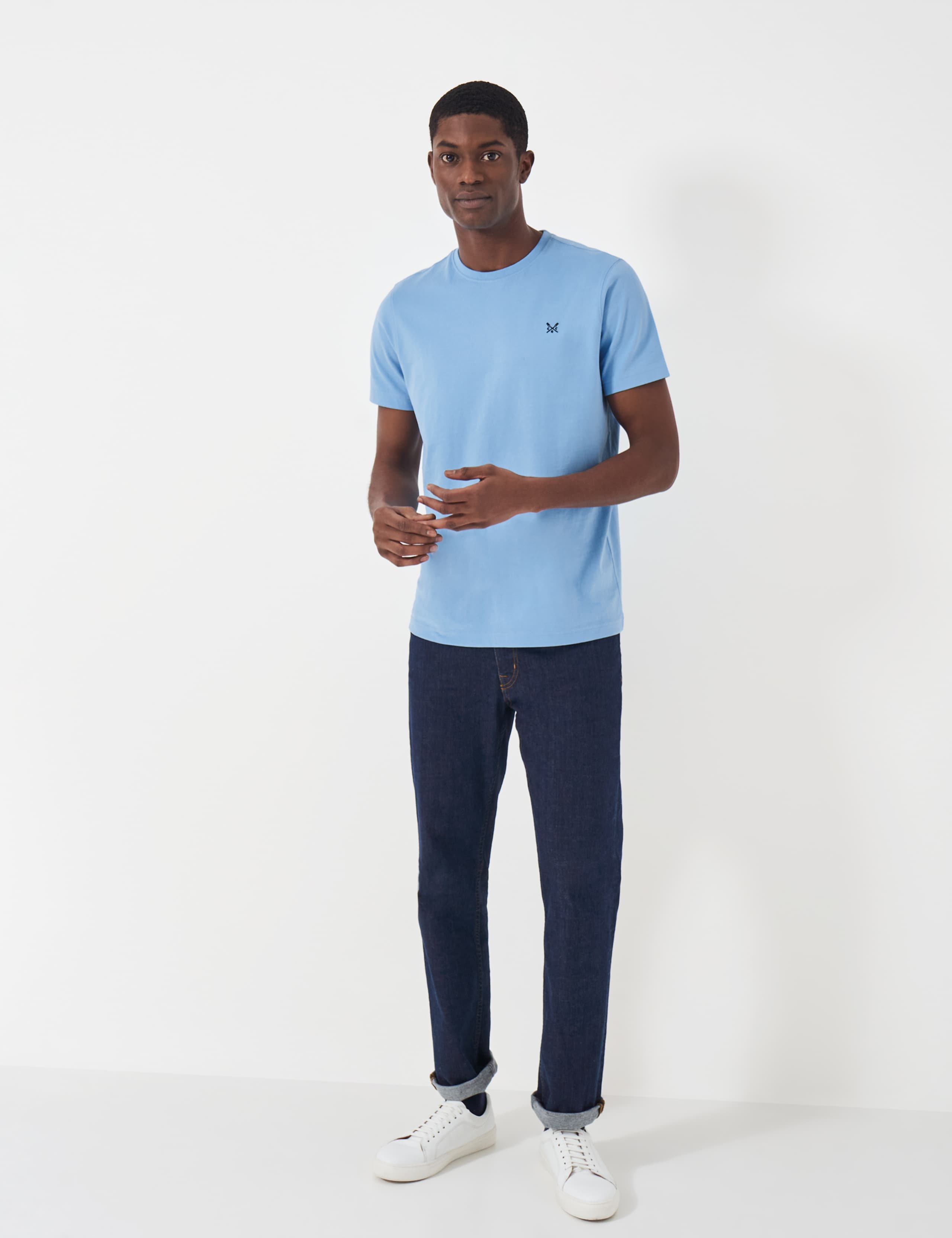 Pure Cotton Crew Neck T-Shirt 3 of 5