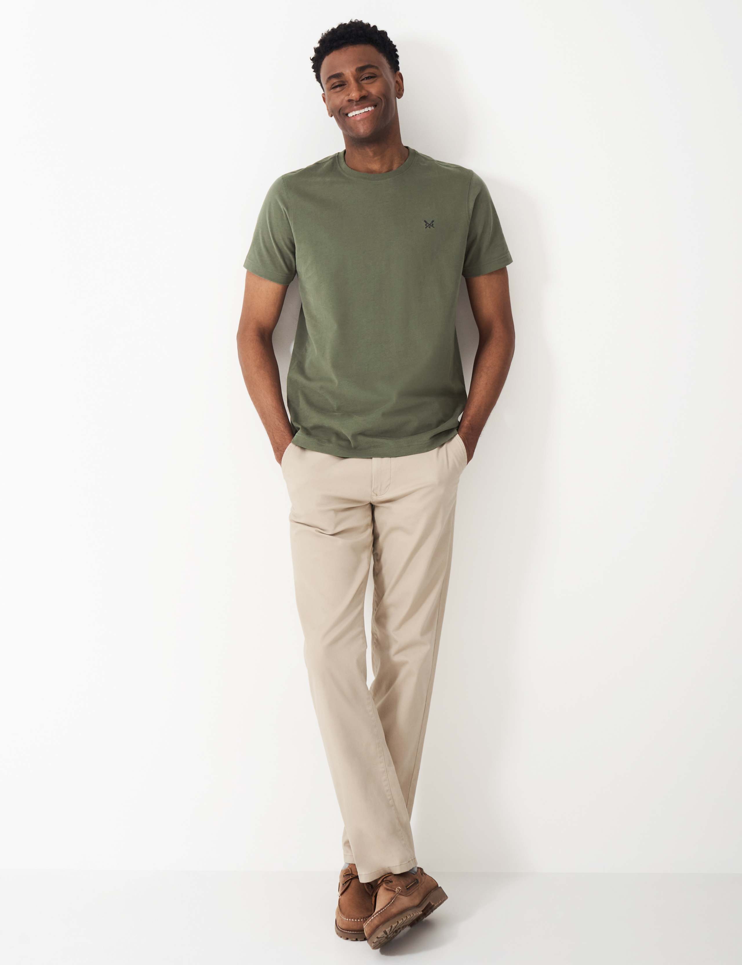 Pure Cotton Crew Neck T-Shirt 3 of 5