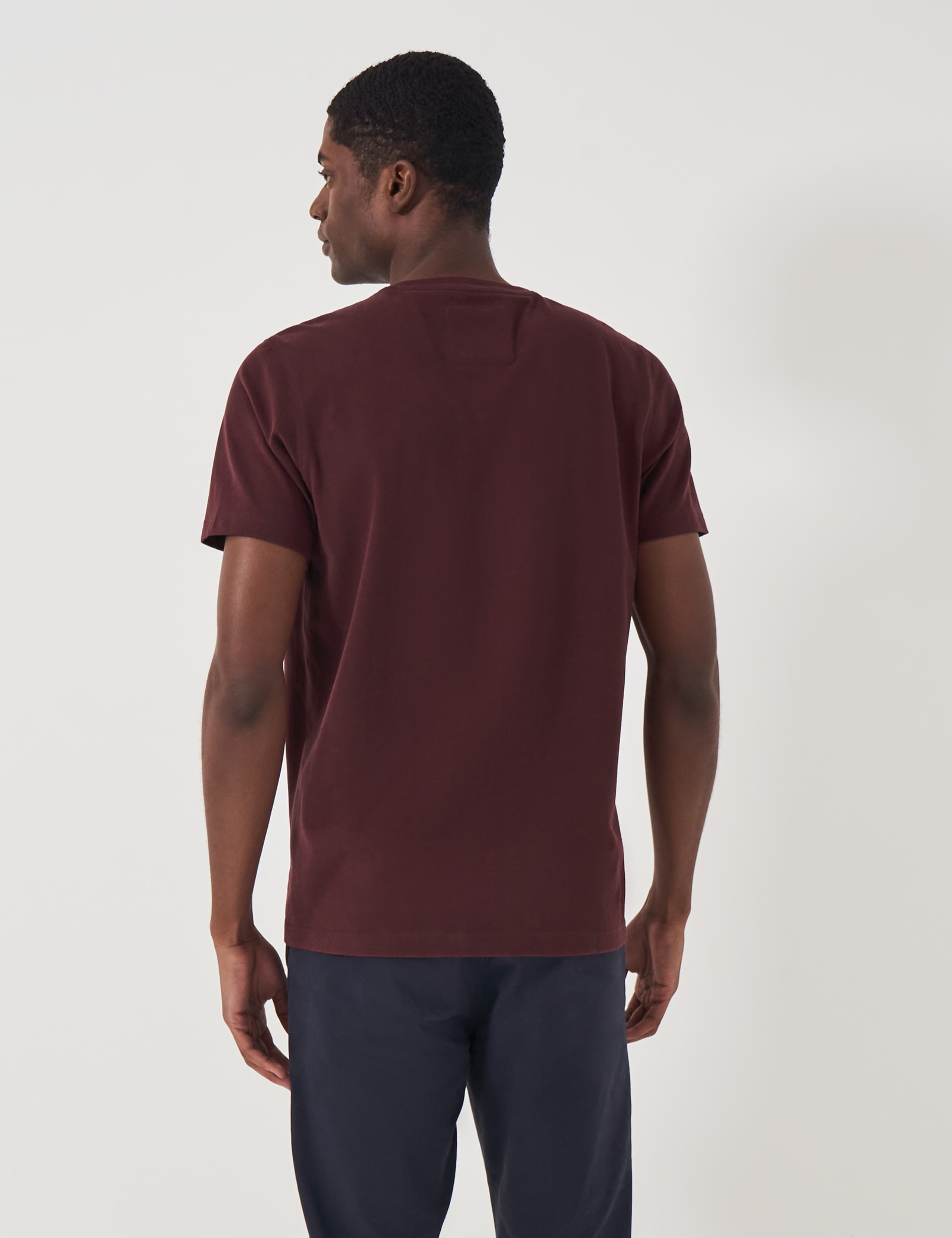 Pure Cotton Crew Neck T-Shirt 4 of 5