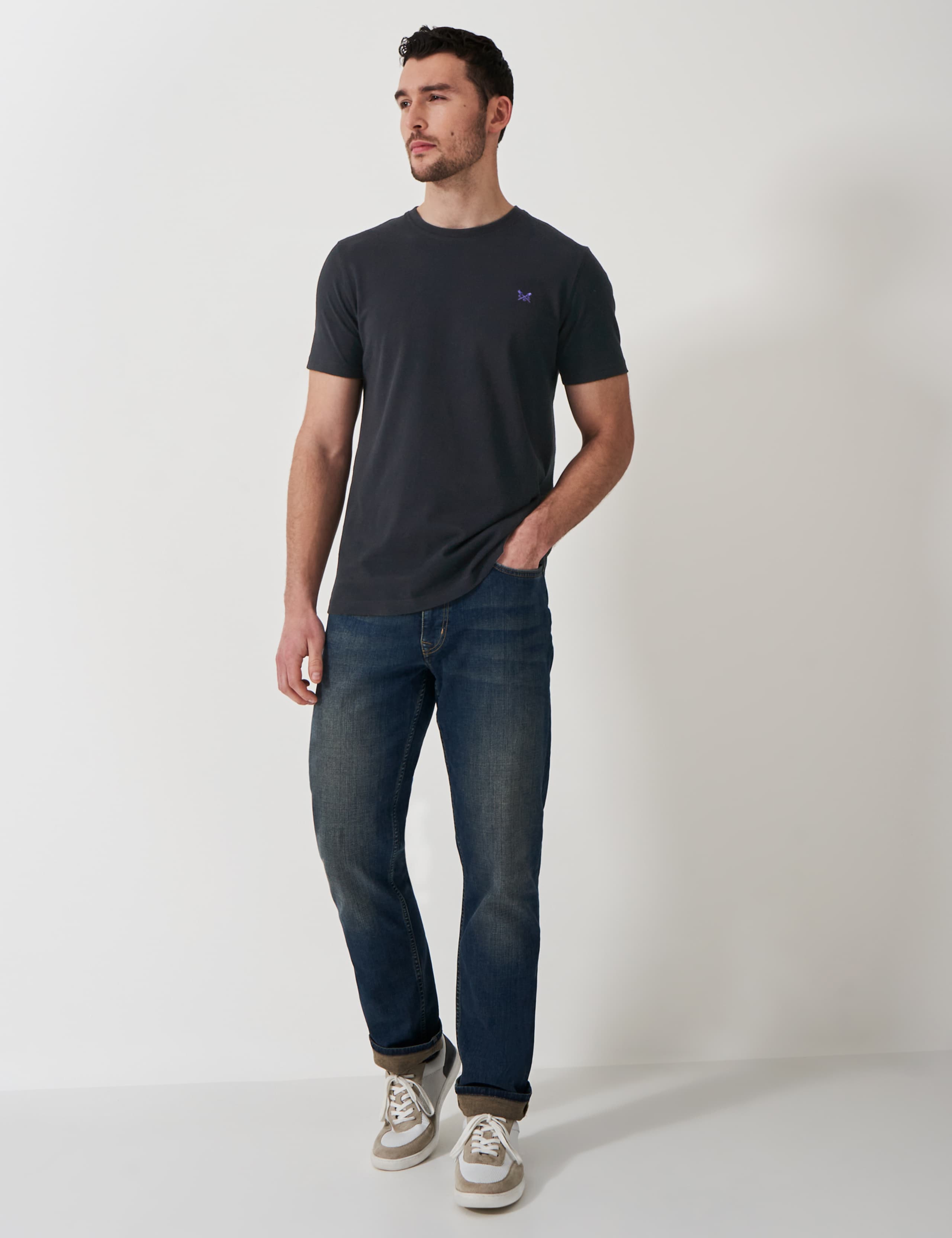 Pure Cotton Crew Neck T-Shirt 3 of 5