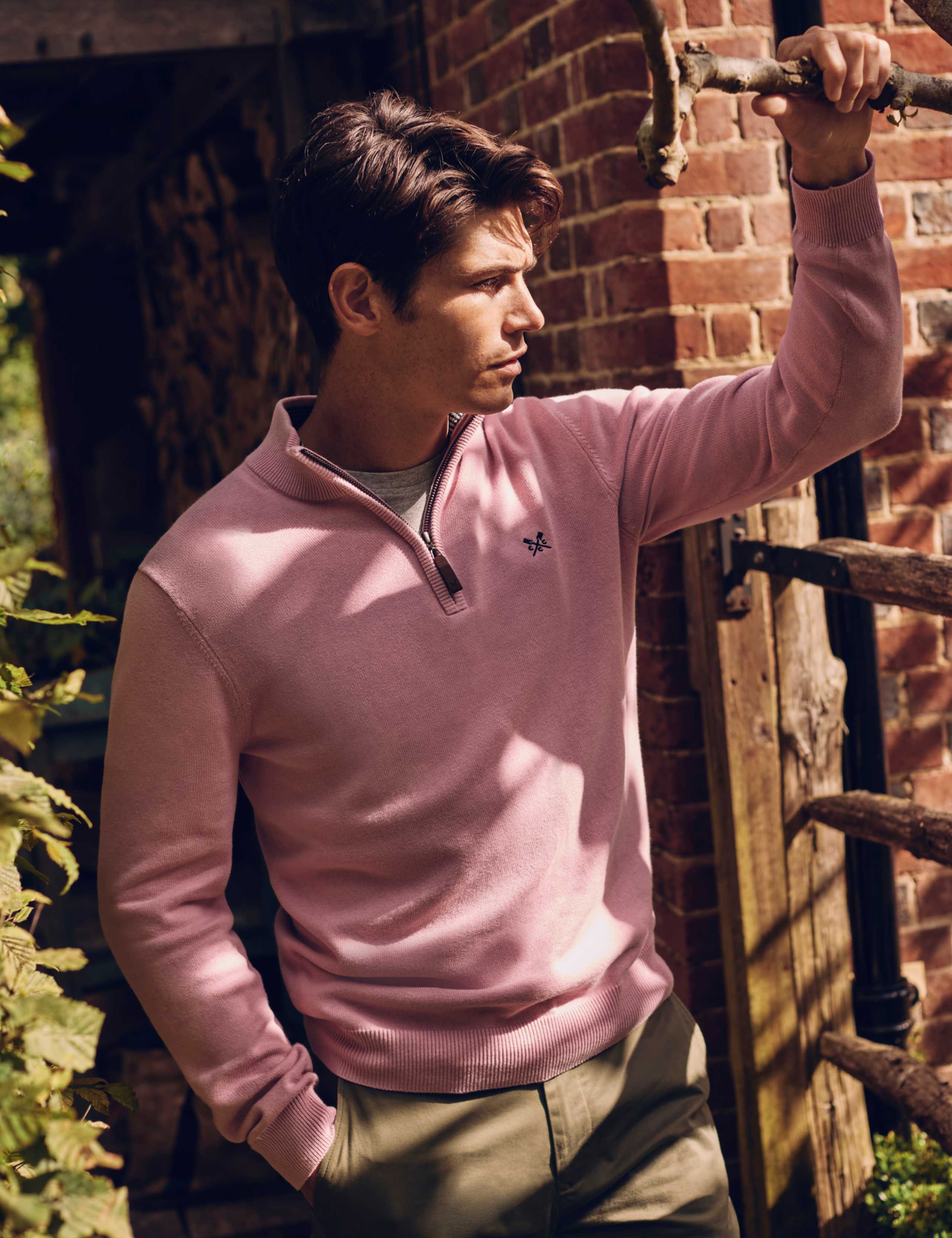 Pure Cotton Crew Neck T-Shirt 4 of 5