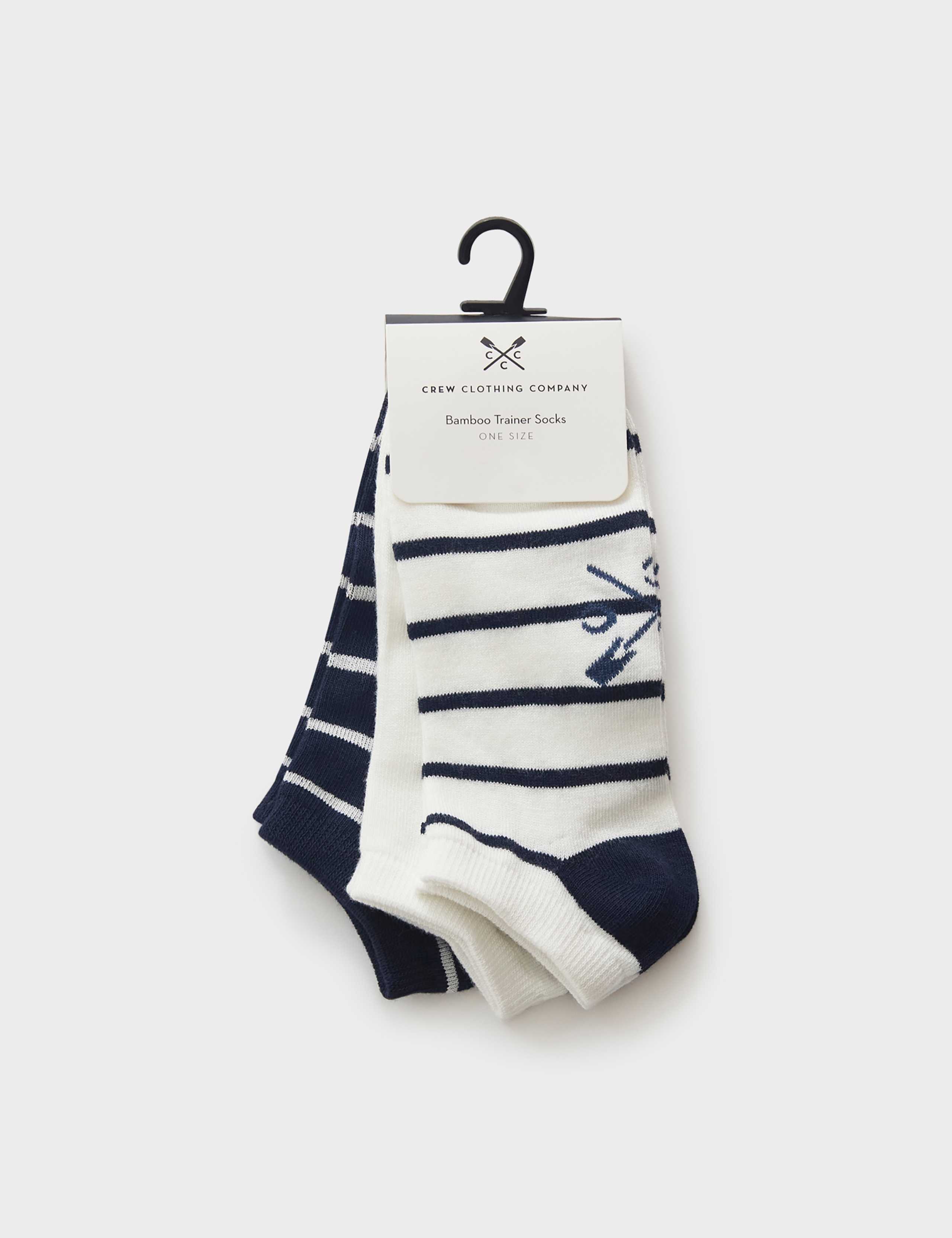 3pk Striped Trainer Socks 2 of 2