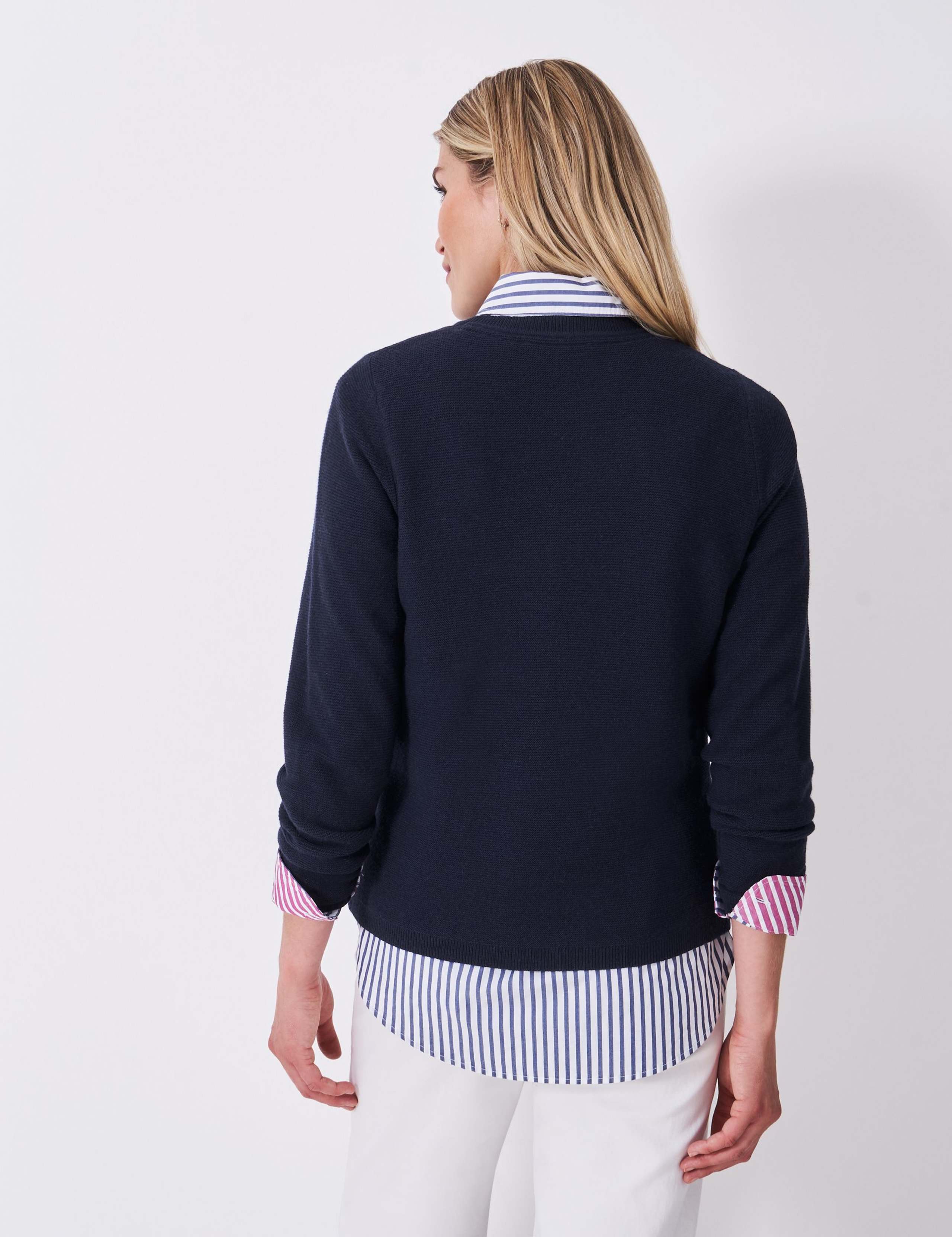 Merino Wool Rich Crew Neck Jumper 4 of 5
