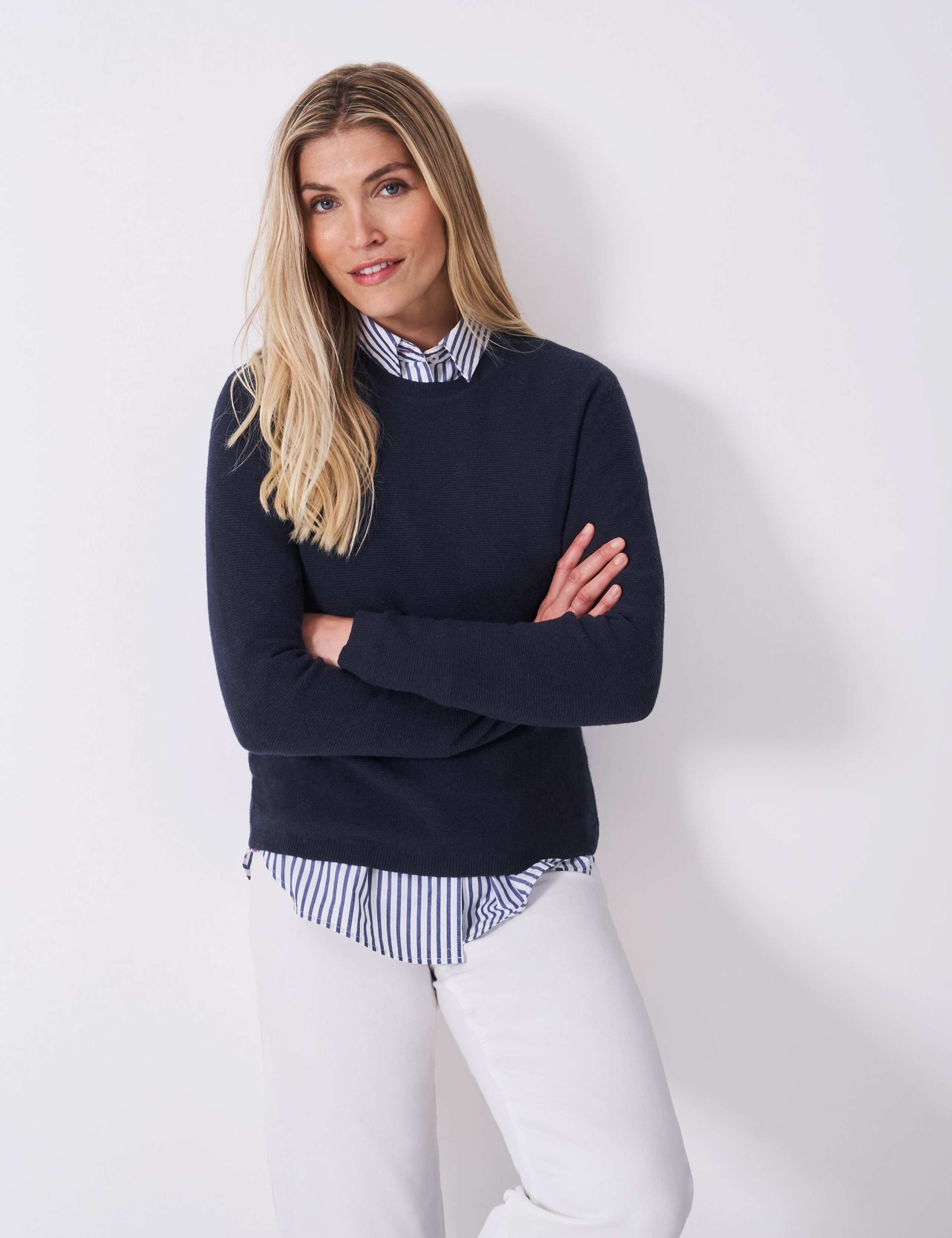 Merino Wool Rich Crew Neck Jumper 5 of 5