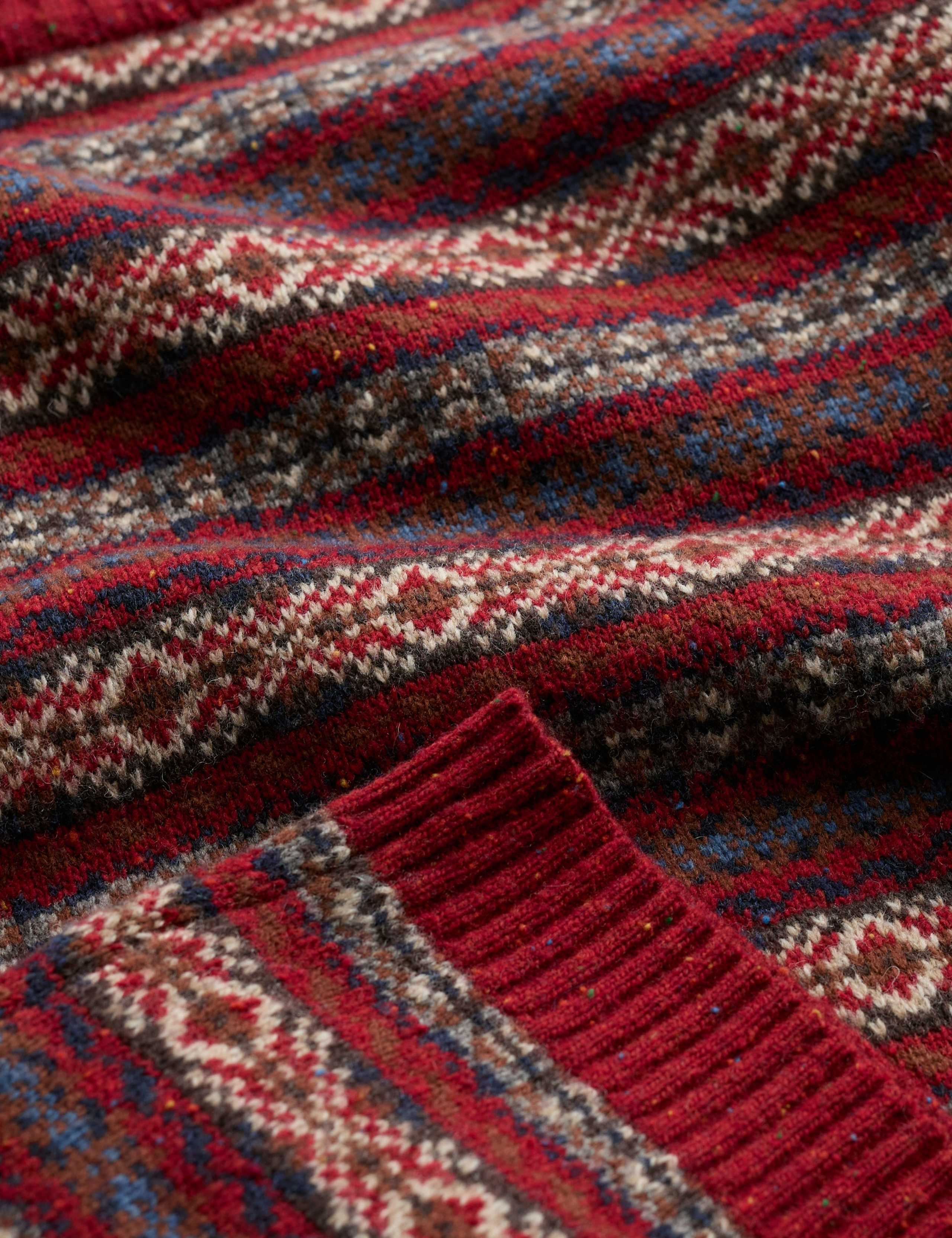 Lambswool Rich Fair Isle Crew Neck Jumper 4 of 5