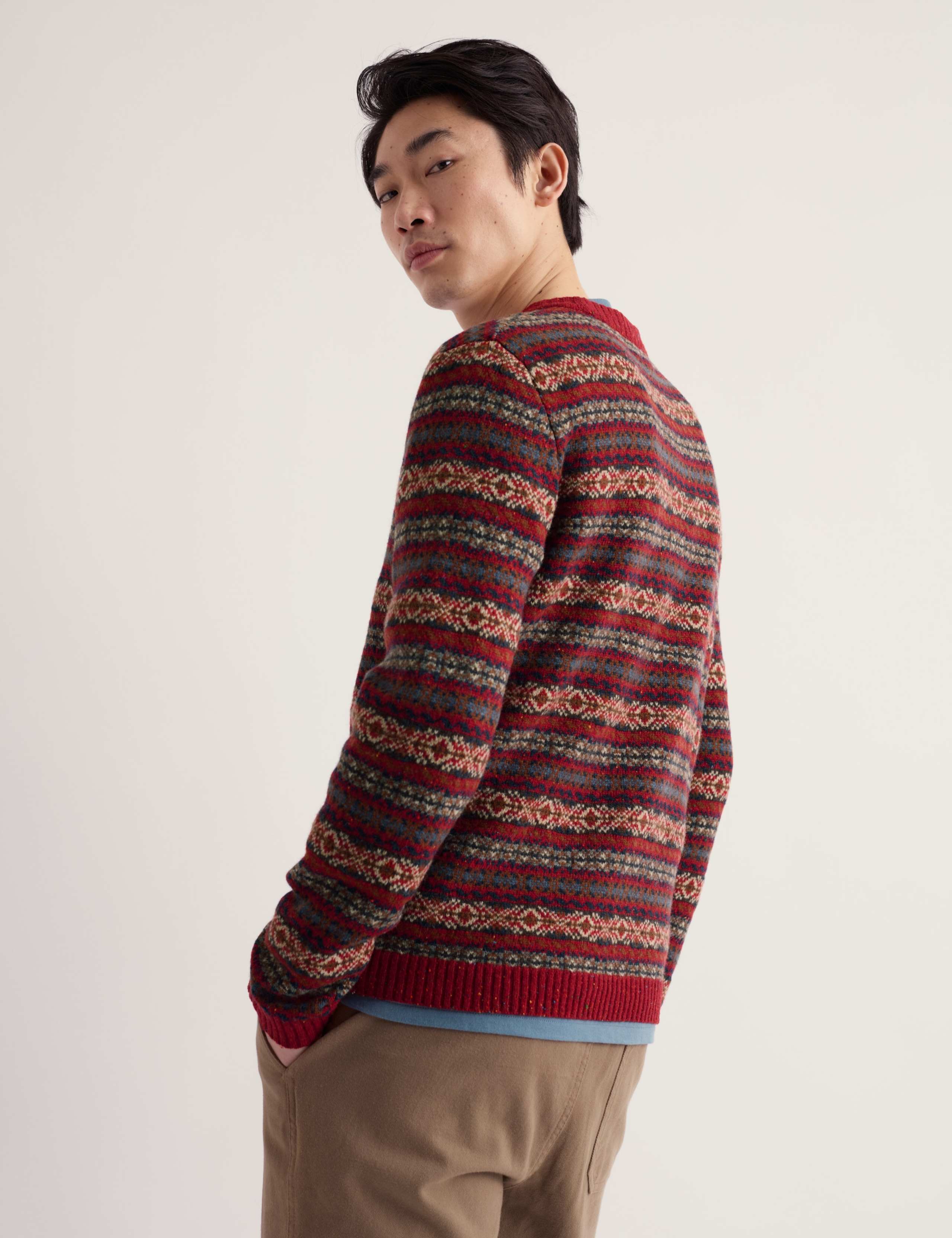 Lambswool Rich Fair Isle Crew Neck Jumper 5 of 5