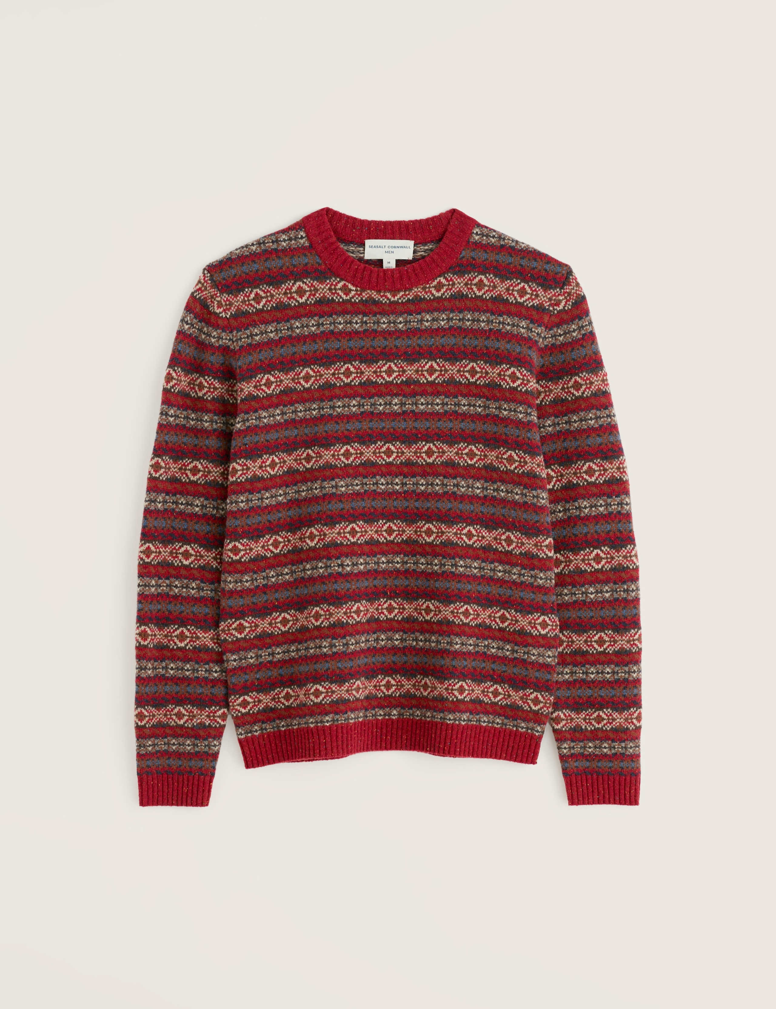 Lambswool Rich Fair Isle Crew Neck Jumper 2 of 5