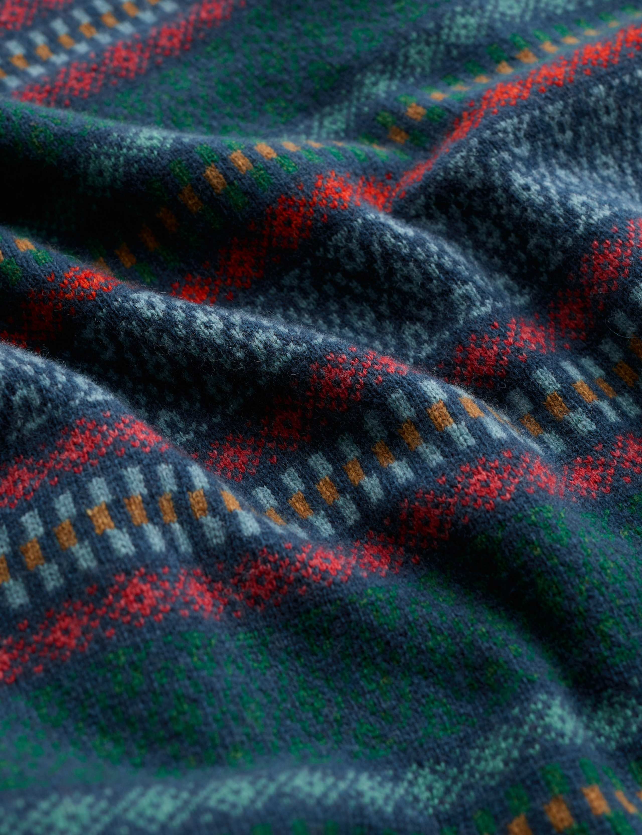 Lambswool Rich Fair Isle Crew Neck Jumper 5 of 5