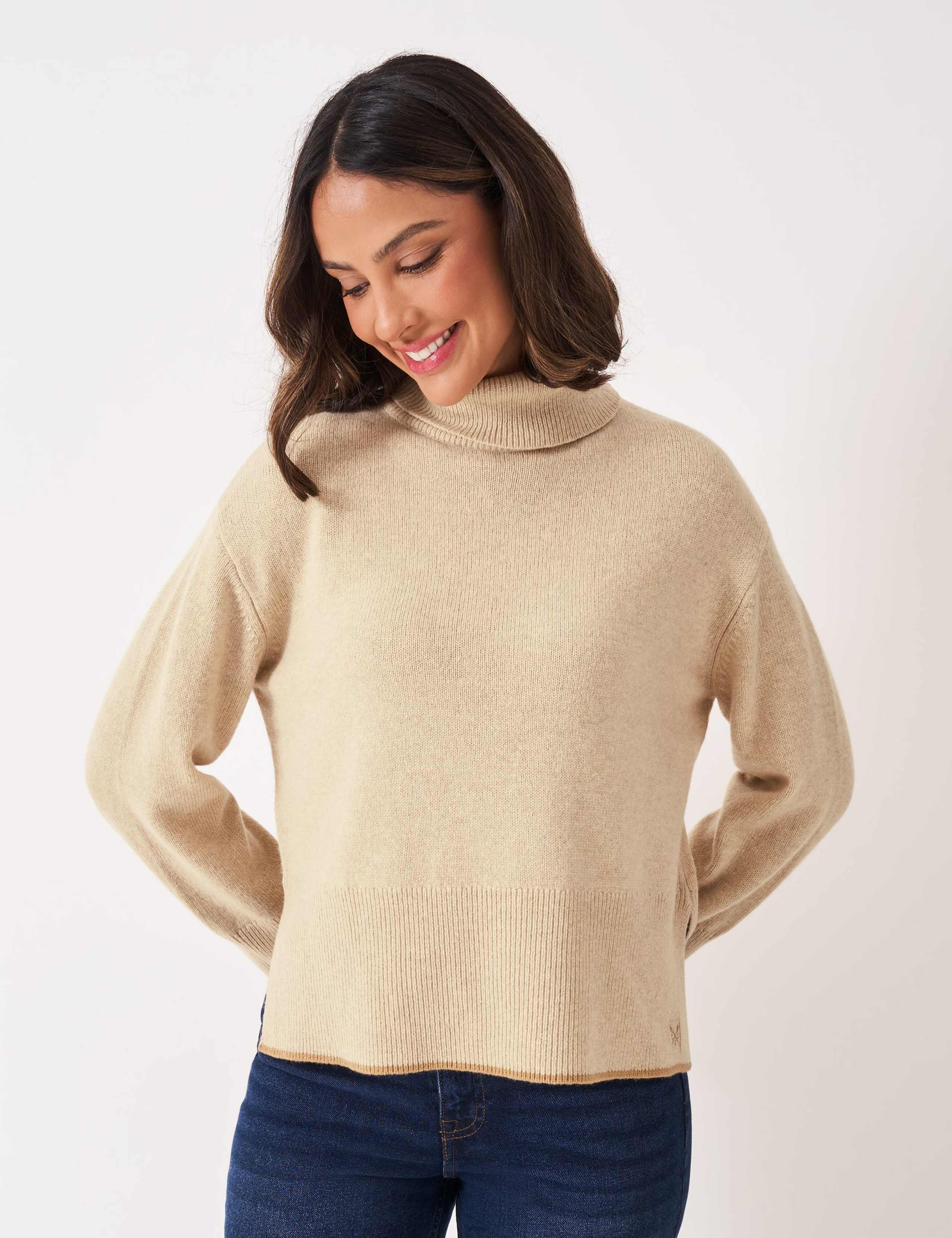 Wool Rich Textured Roll Neck Jumper 3 of 5